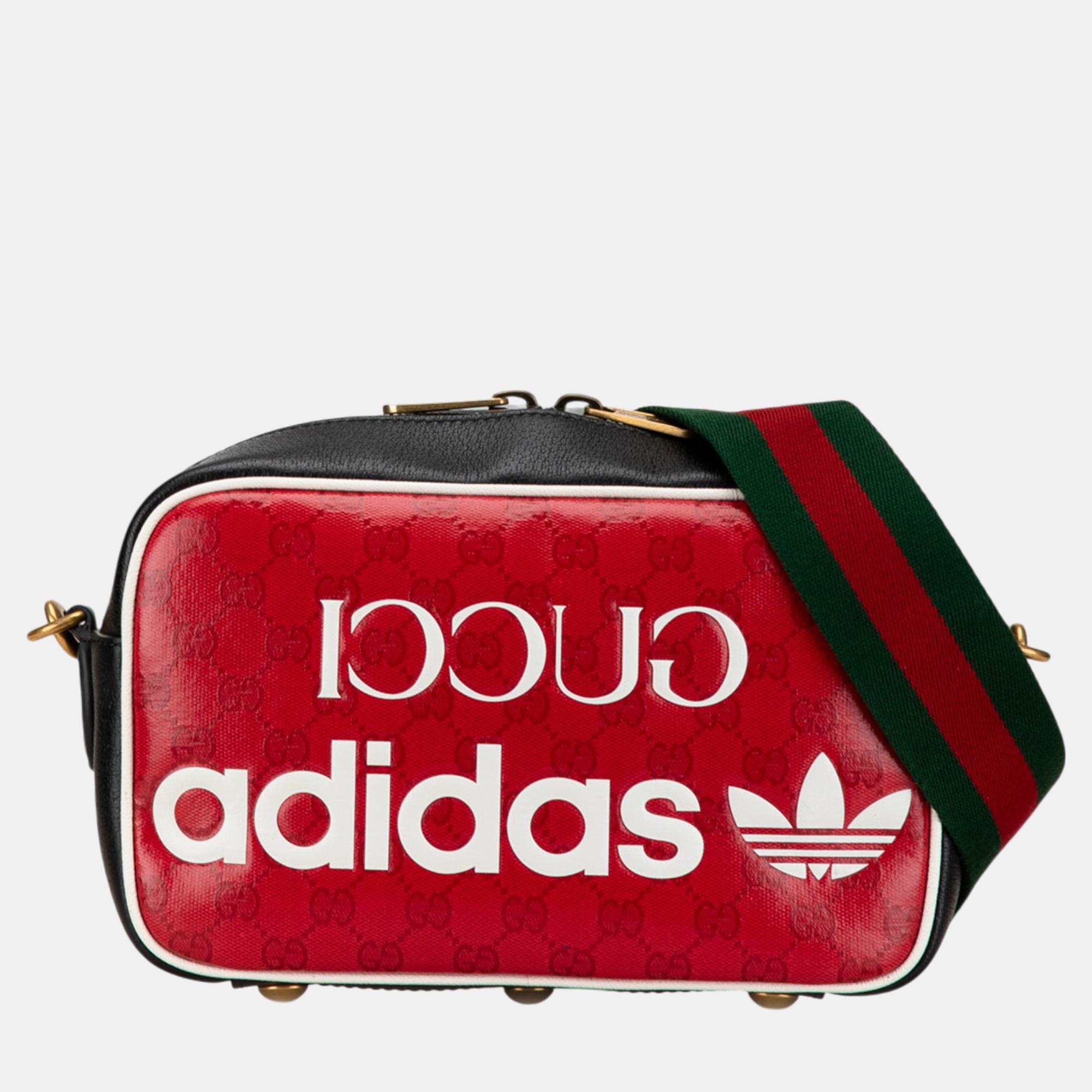 

Gucci Red Adidas Small GG Crystal Crossbody