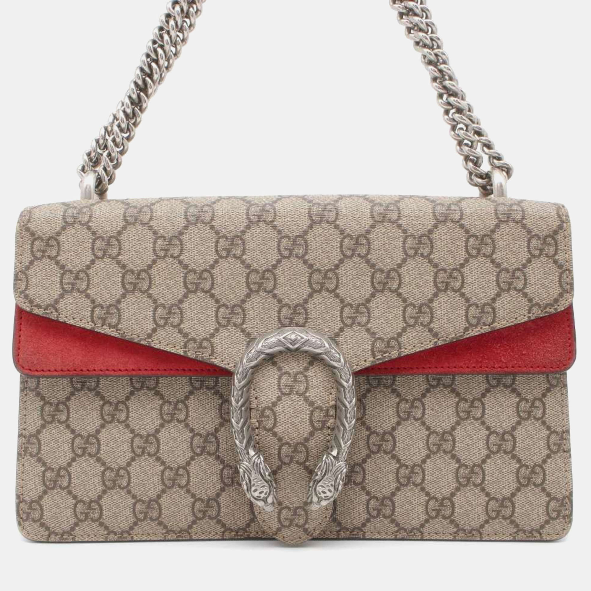 

Gucci Dionysus GG Small Chain Shoulder Bag, Beige