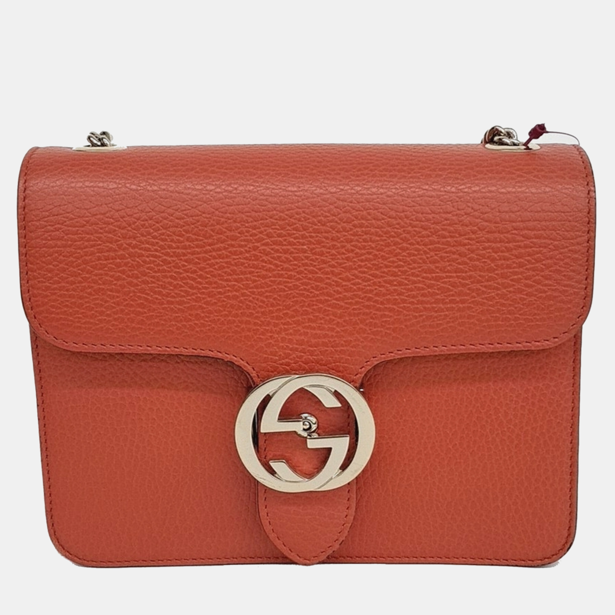 

Gucci Interlocking GG Crossbody Bag, Orange