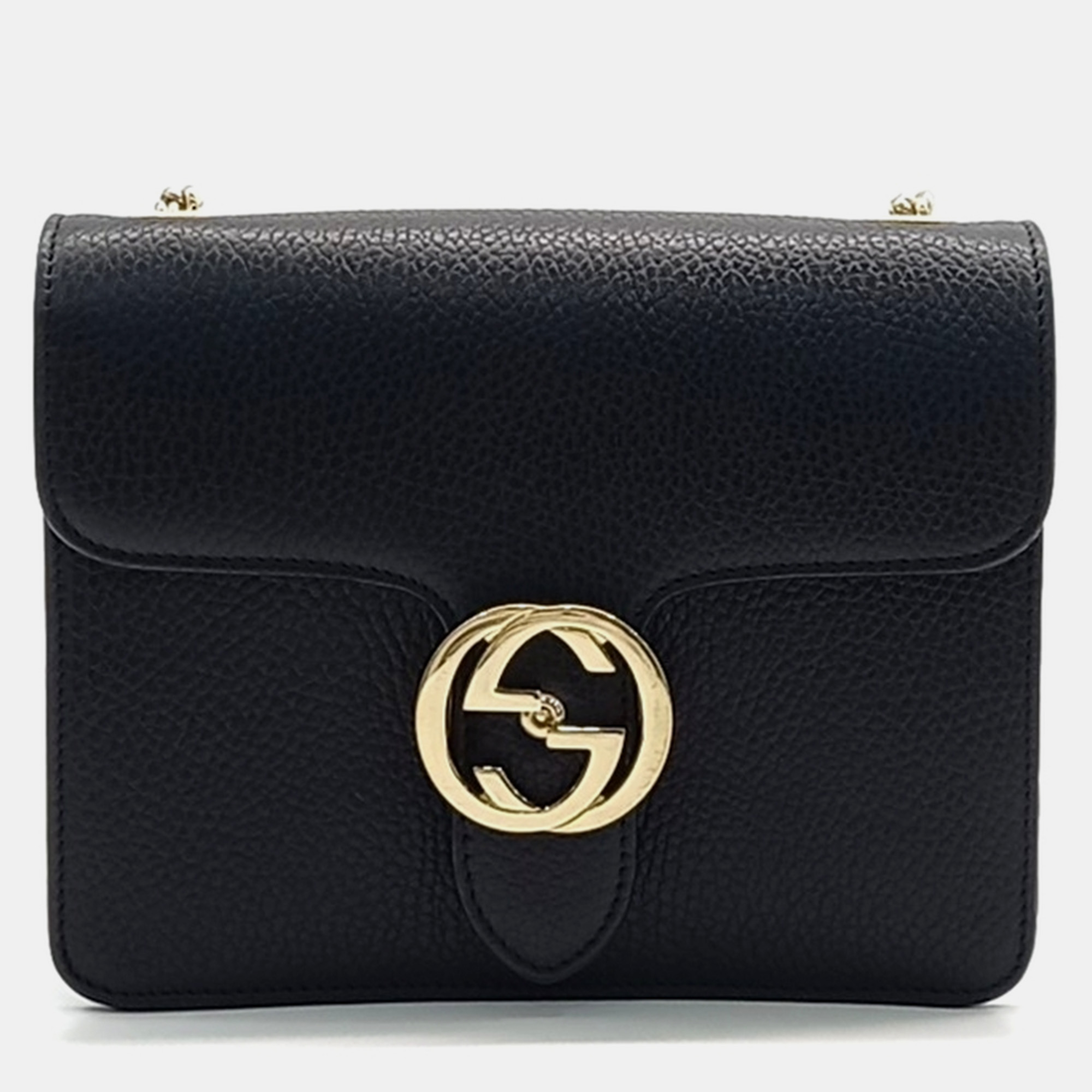 

Gucci Interlocking GG Crossbody Bag, Black