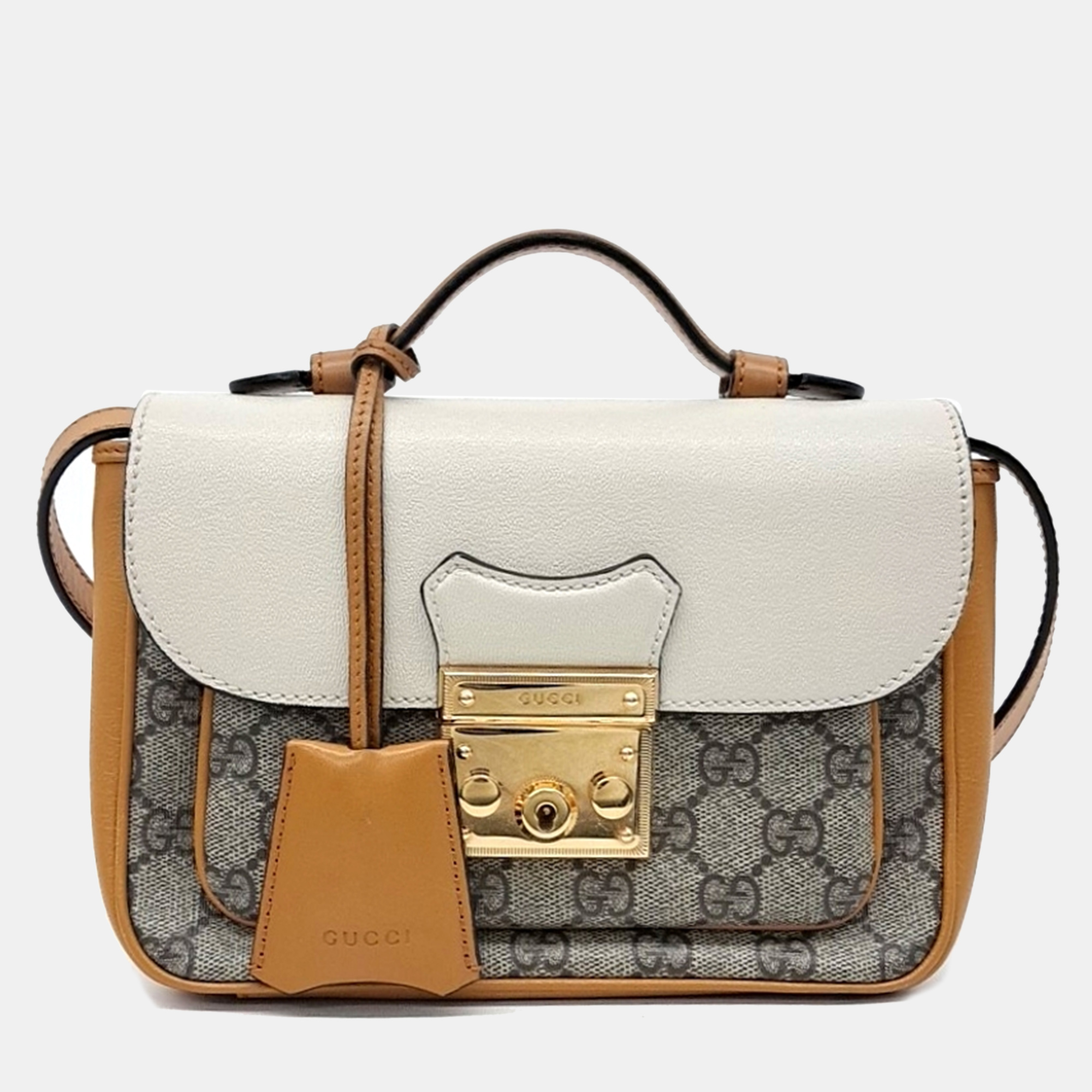 

Gucci padlock mini bag, Beige