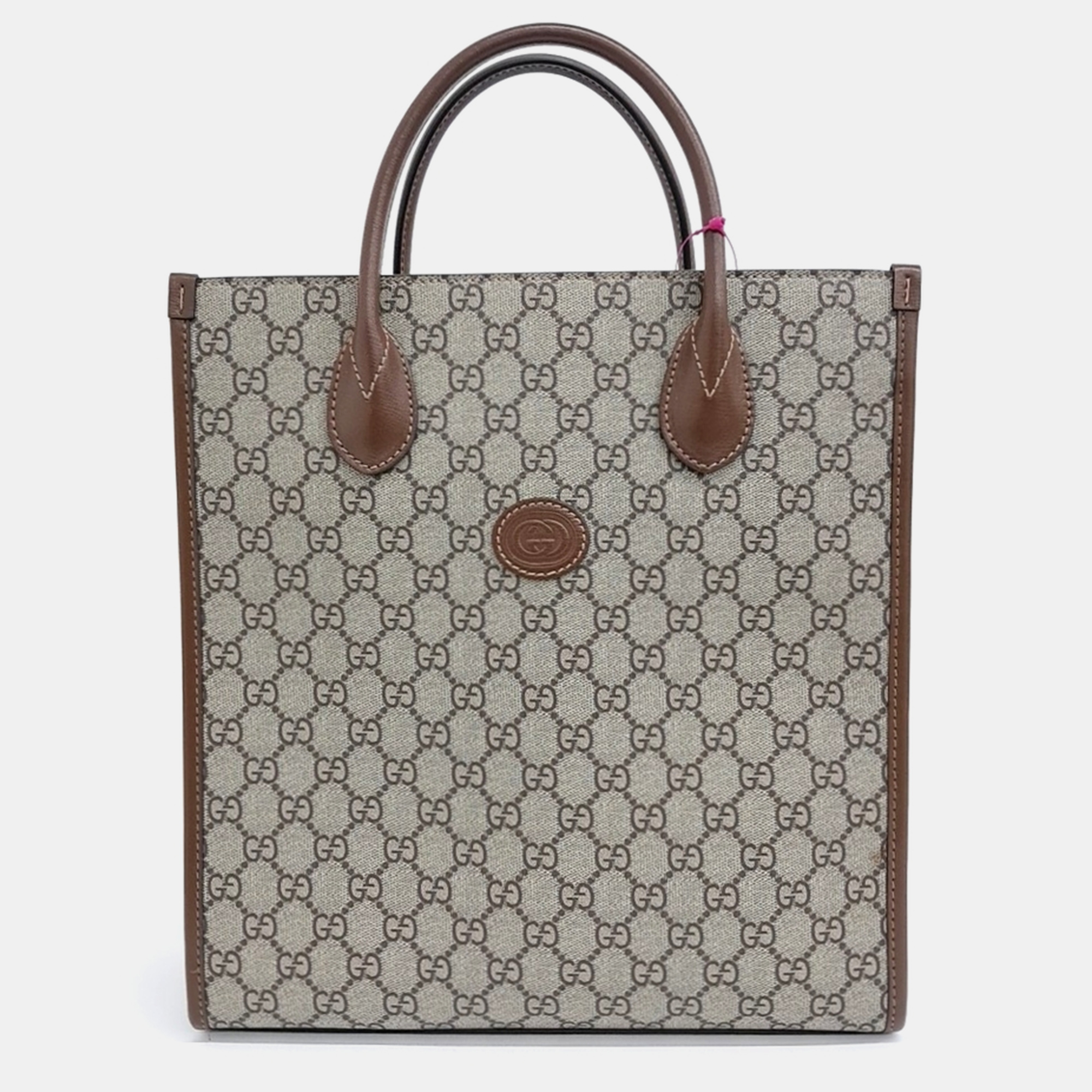 

Gucci Interlocking G Tote and Shoulder Bag, Beige