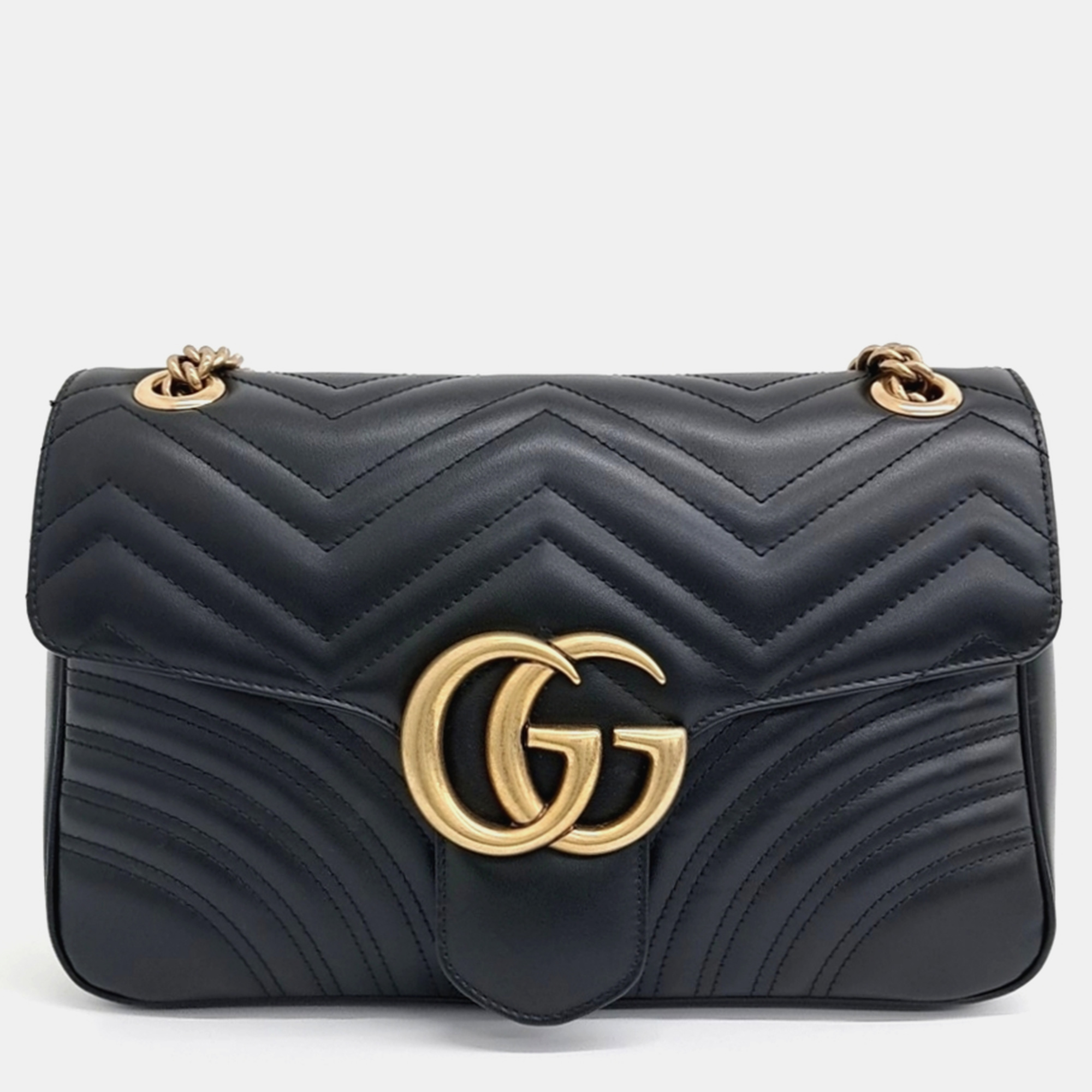 

Gucci Marmont Matrace Shoulder Bag, Black