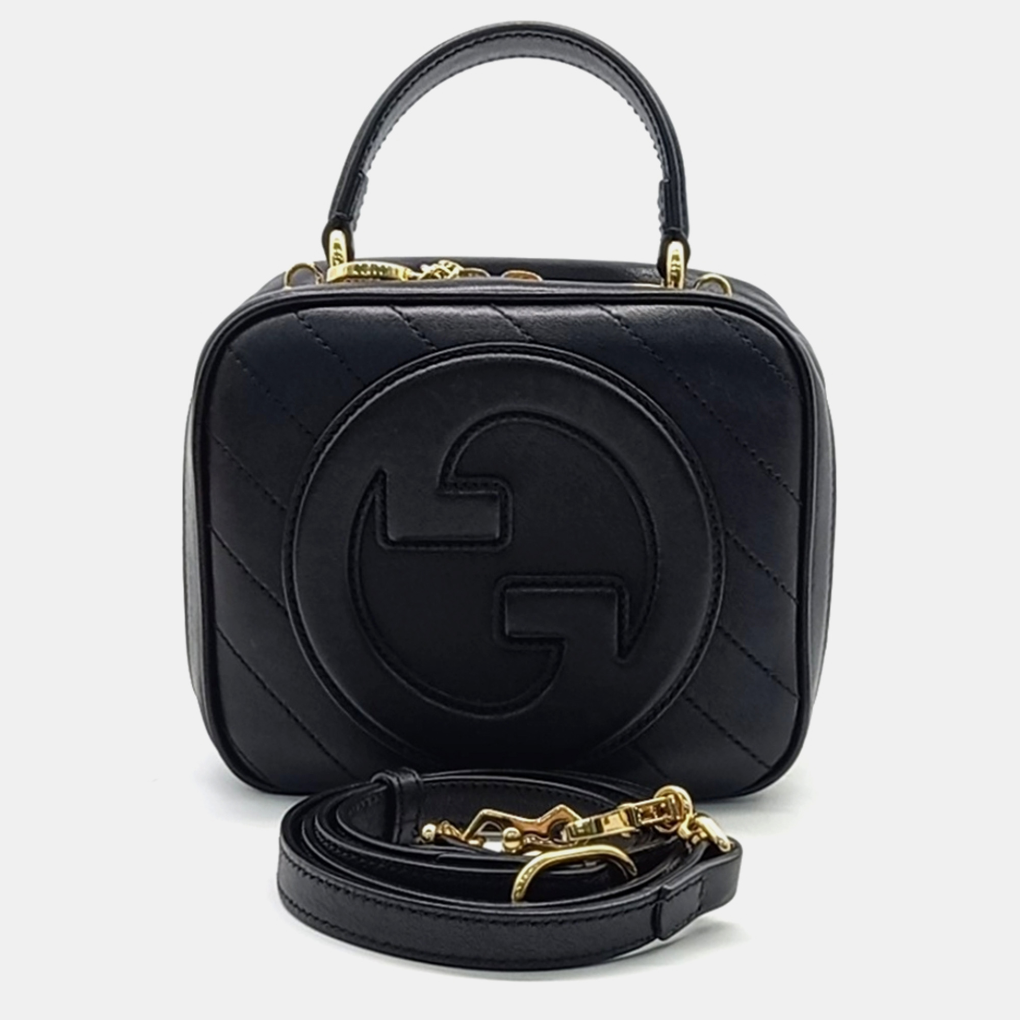 

Gucci Blondie Top Handle Bag, Black