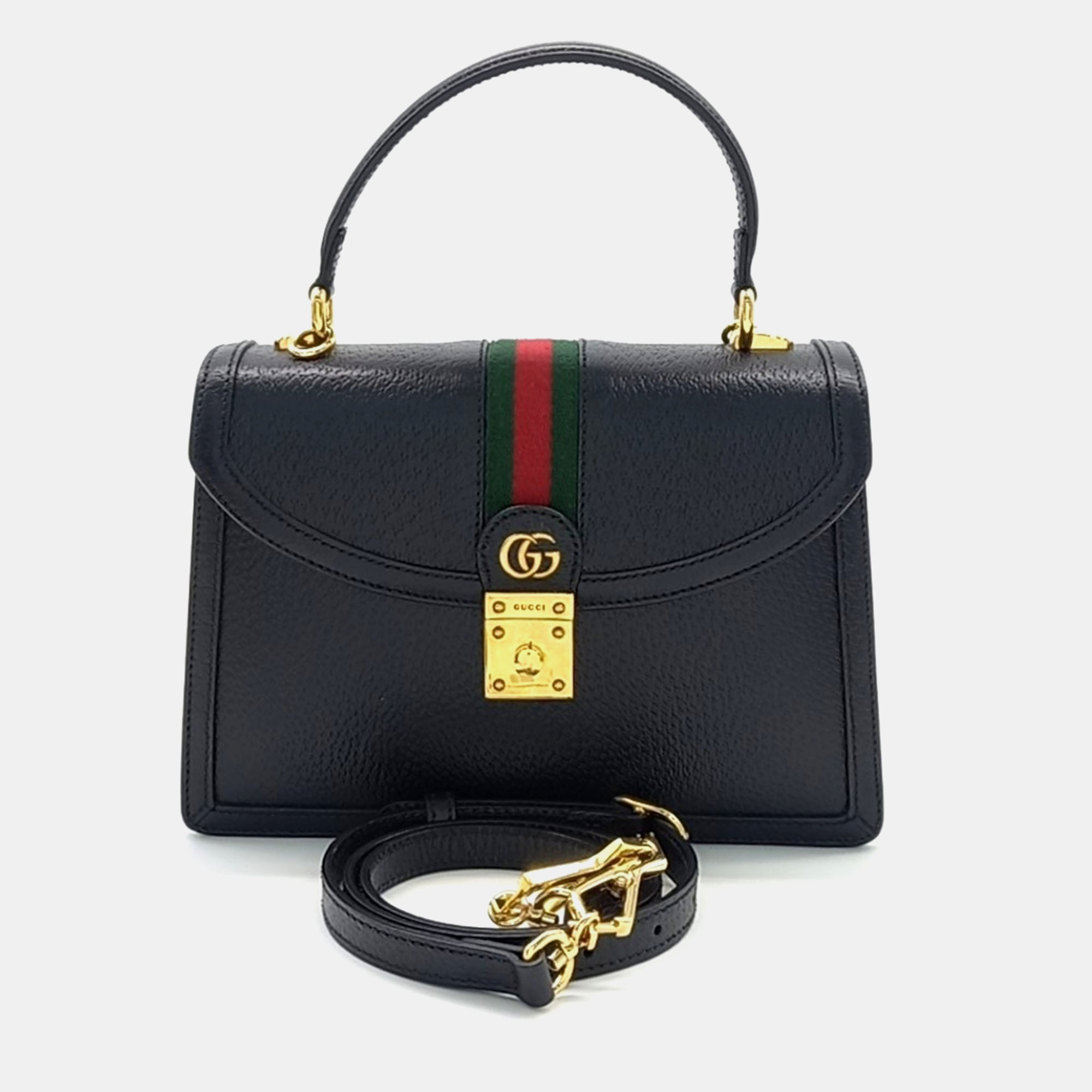 

Gucci Ophidia Top Handle Bag, Black