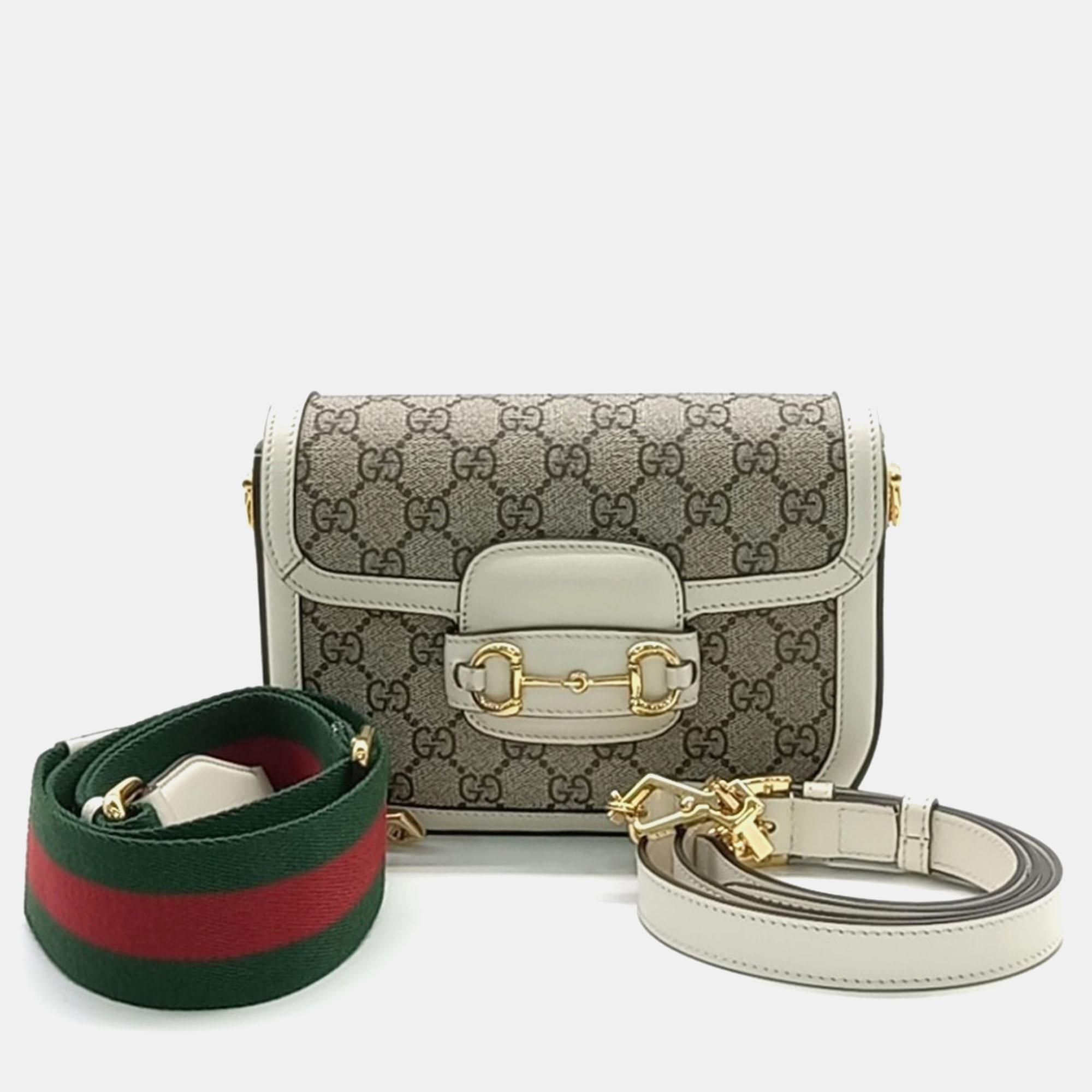 

Gucci 1955 Horsebit Mini Bag, Beige