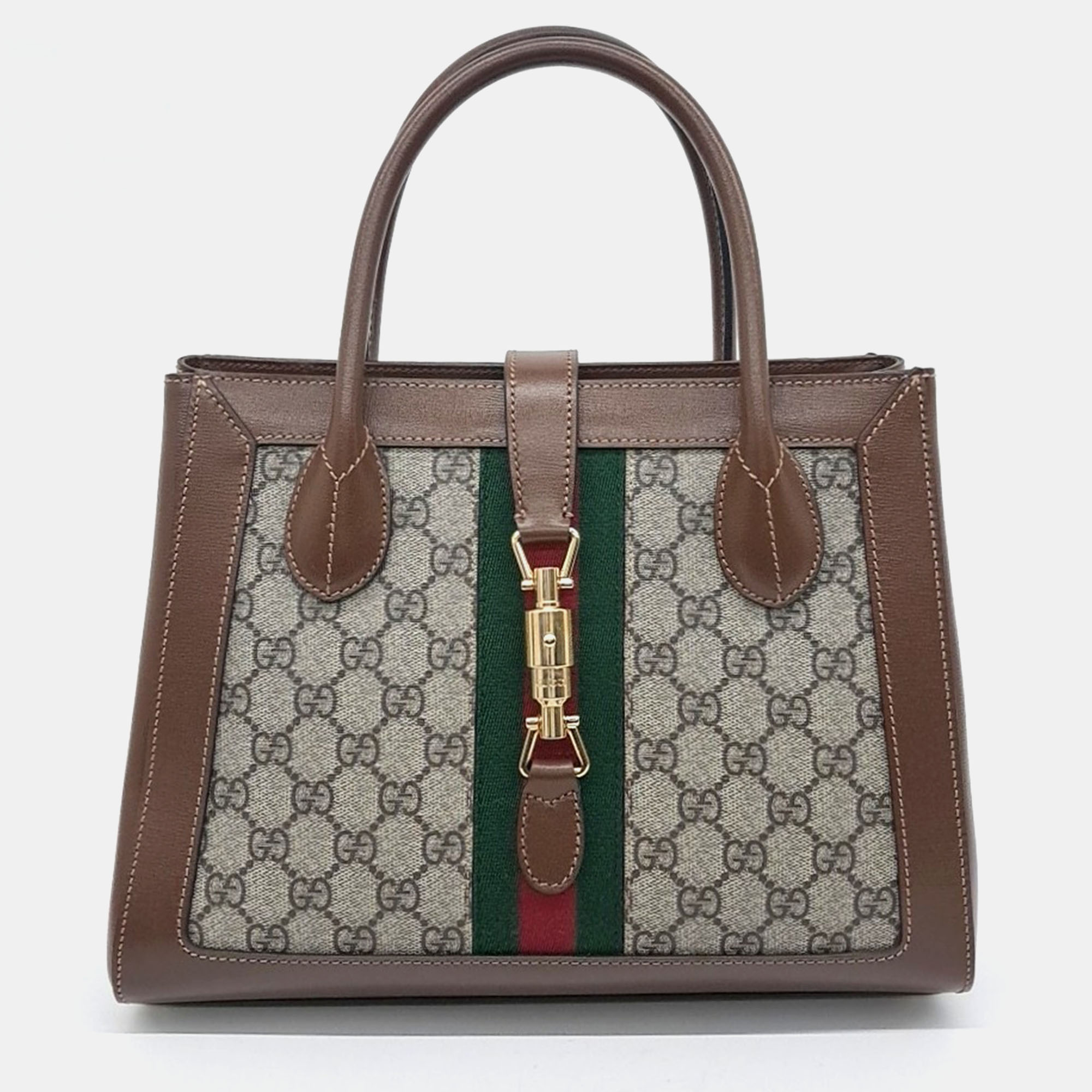 

Gucci Jackie 1961 Medium Tote Bag, Beige