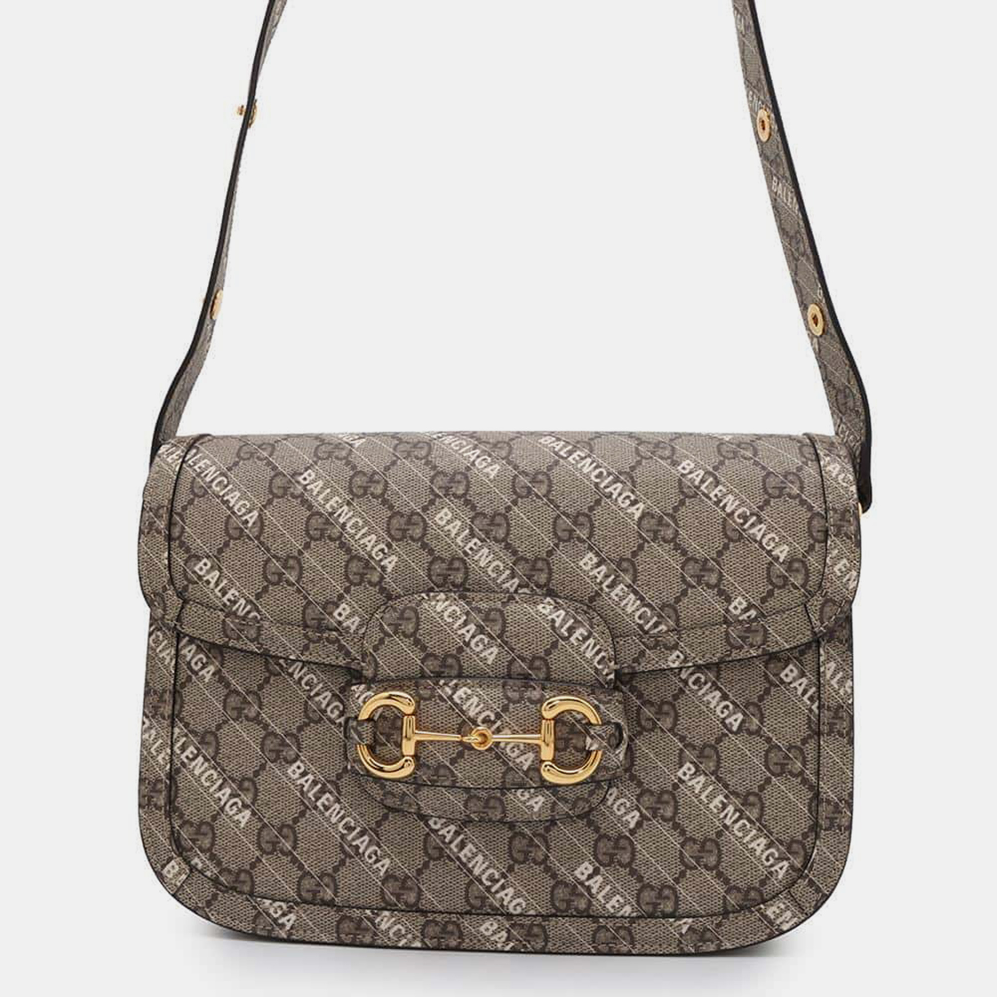 

Gucci Beige GG Supreme Canvas Horsebit 1955 Shoulder Bag