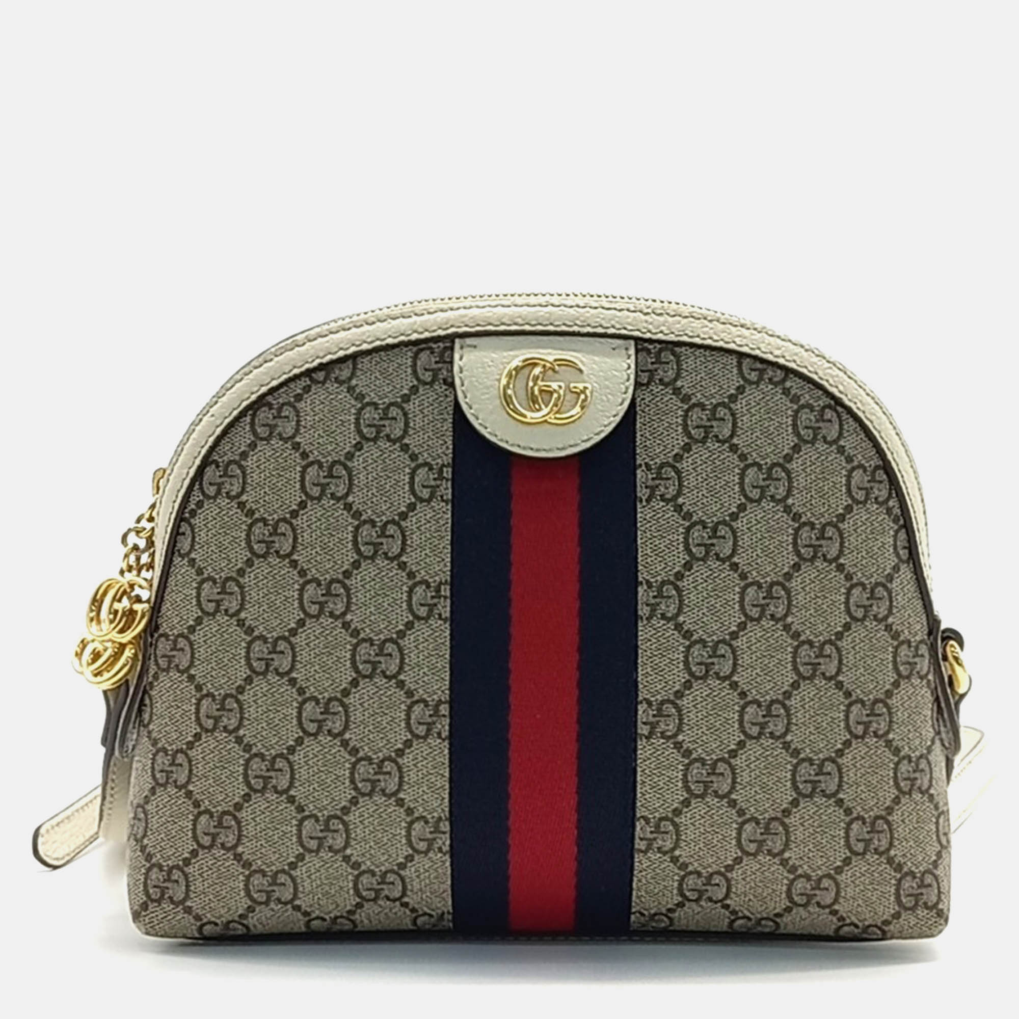 

Gucci Beige PVC Gucci Ophidia Supreme Crossbody Bag