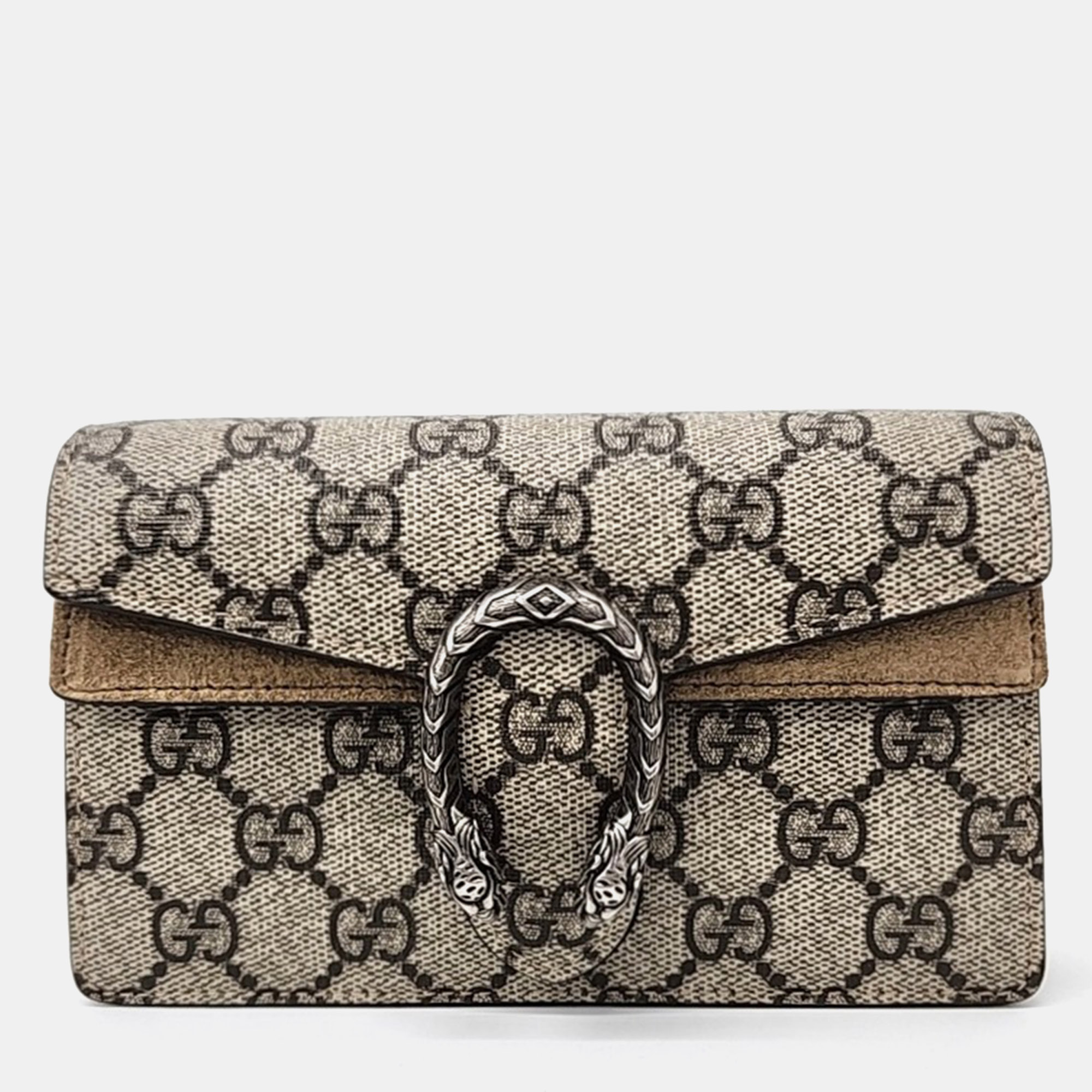 

Gucci Beige PVC Gucci Dionysus Mini Crossbody Bag