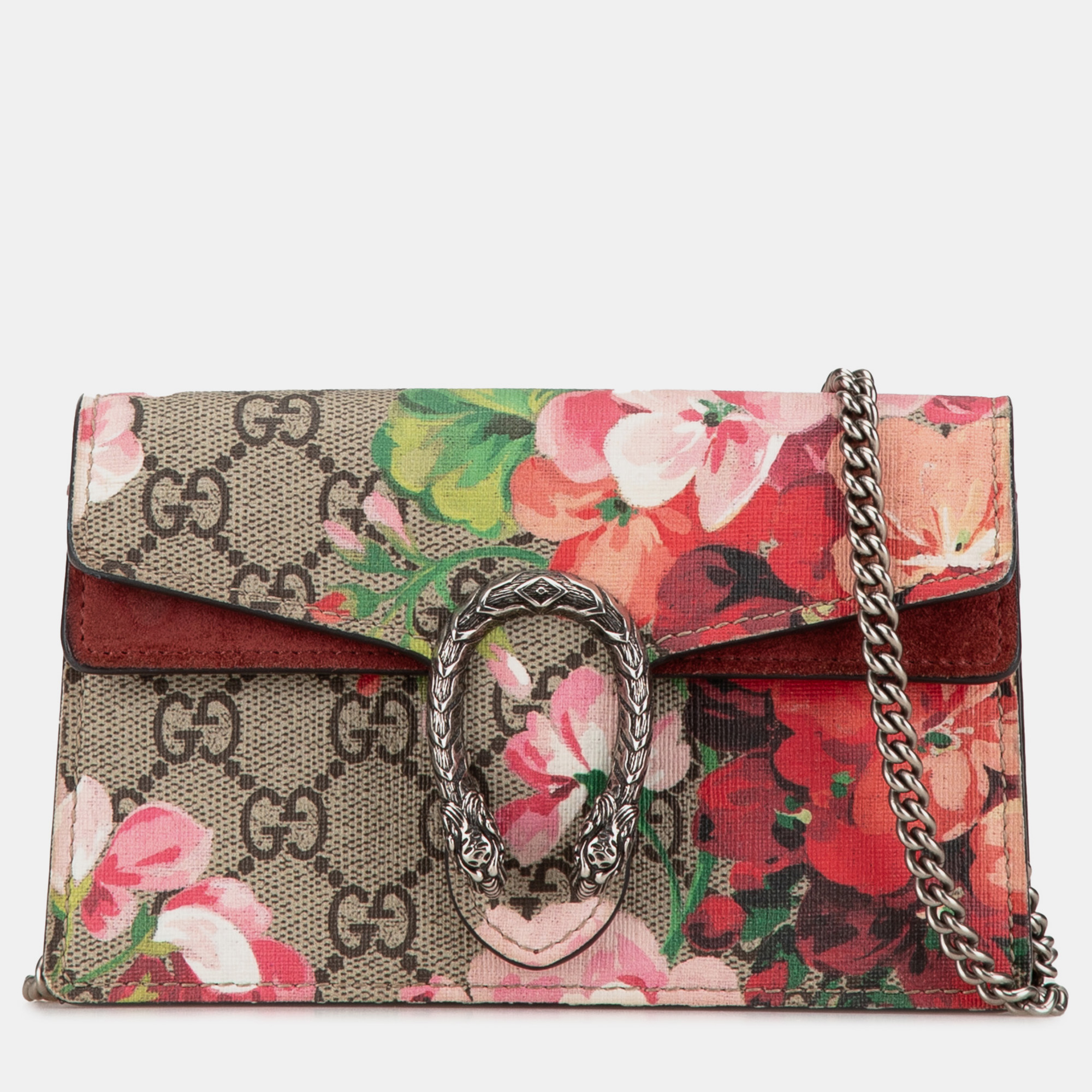 

Gucci Super Mini GG Supreme Blooms Dionysus Crossbody, Beige