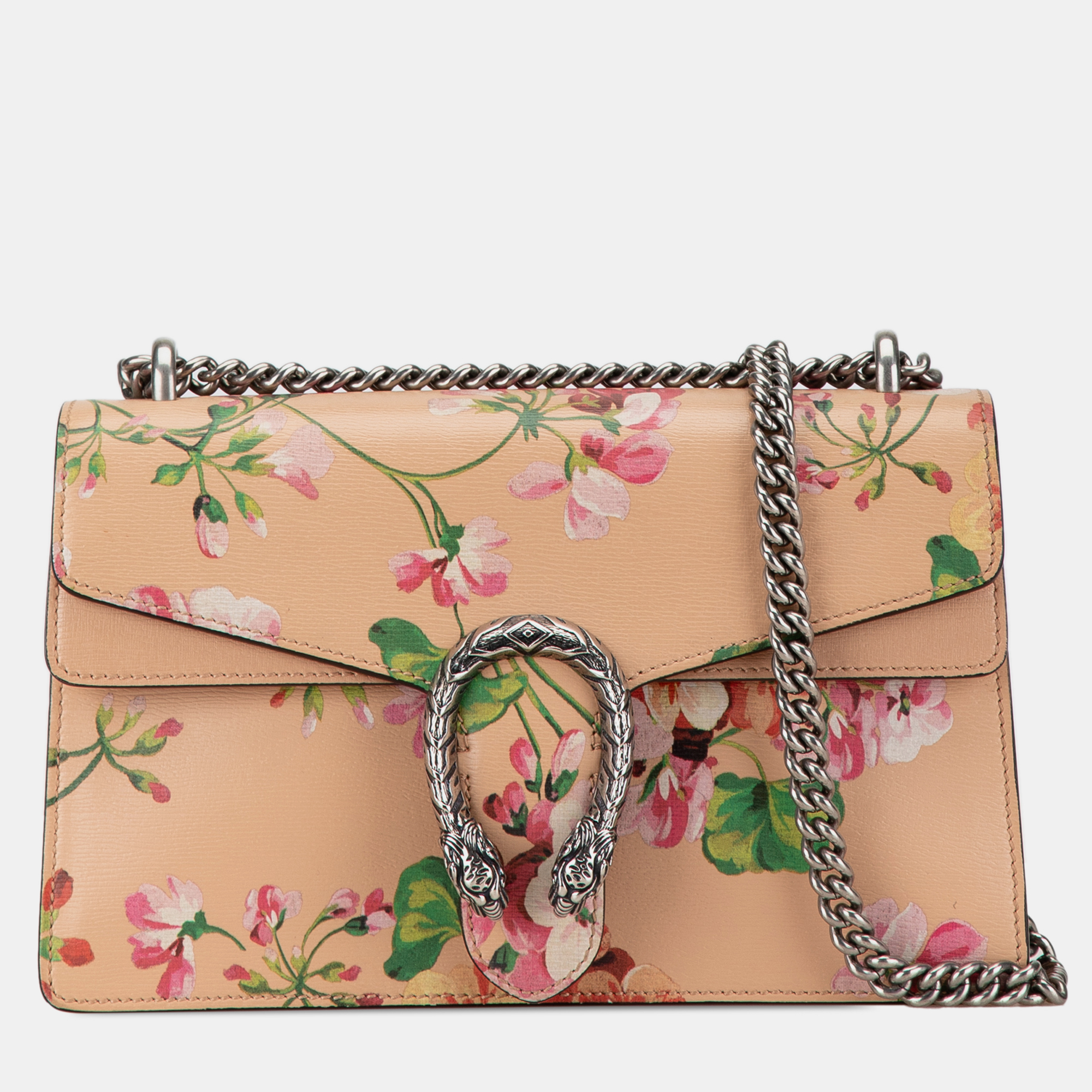 

Gucci Orange Calf Leather Blooms Dionysus Shoulder Bag