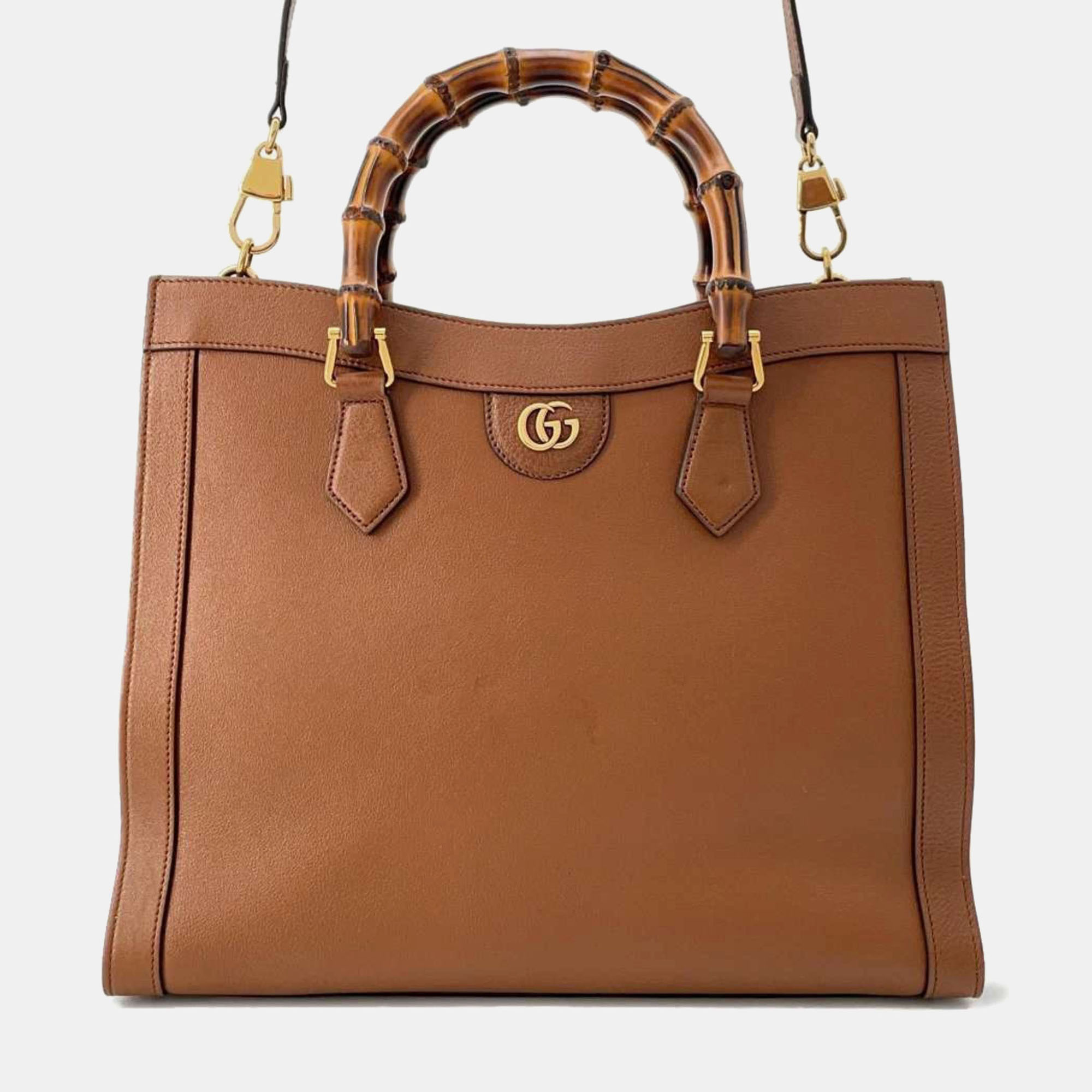 

Gucci Diana Medium Bamboo Handle Tote Bag, Brown