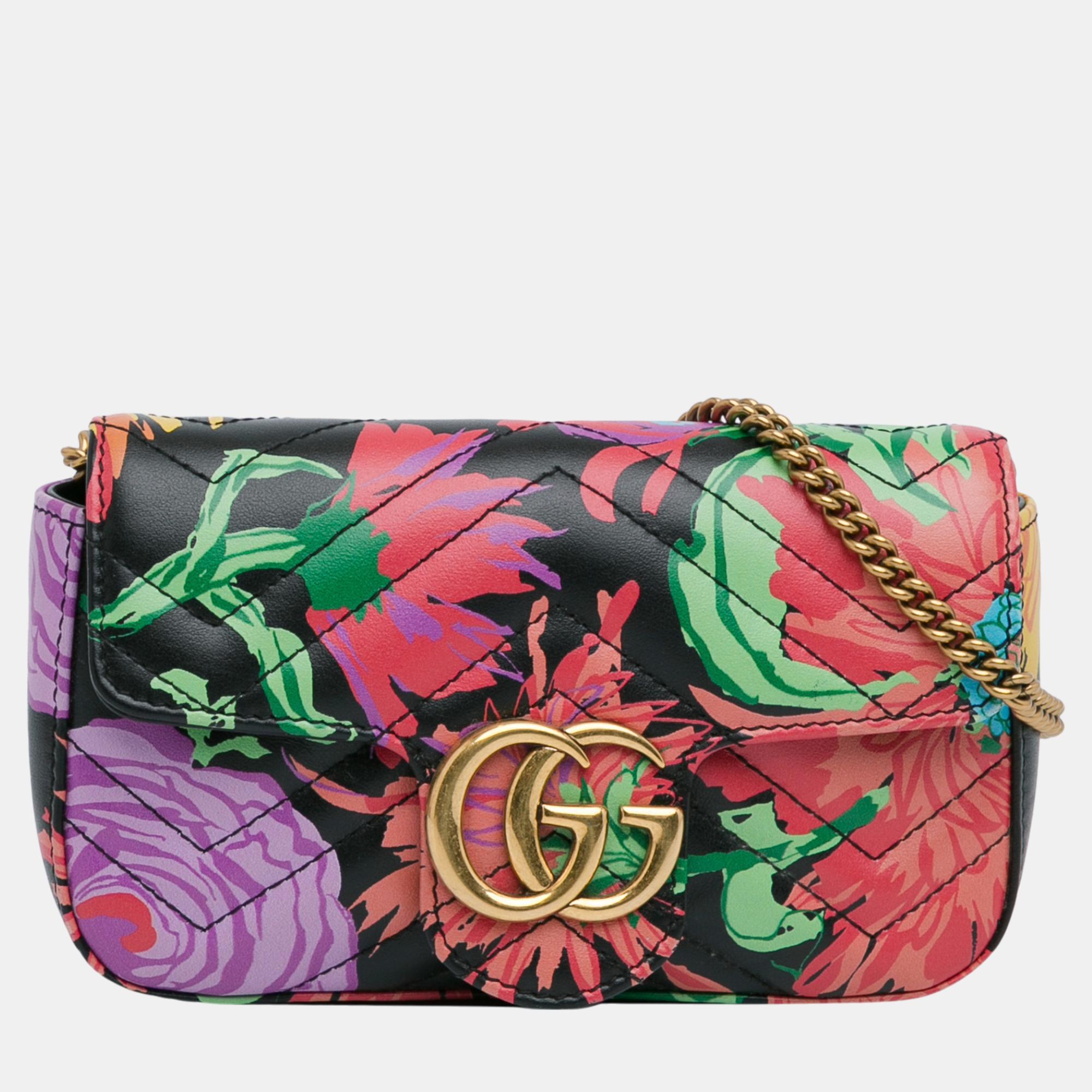 

Gucci x Ken Scott Multicolor Super Mini GG Marmont Crossbody