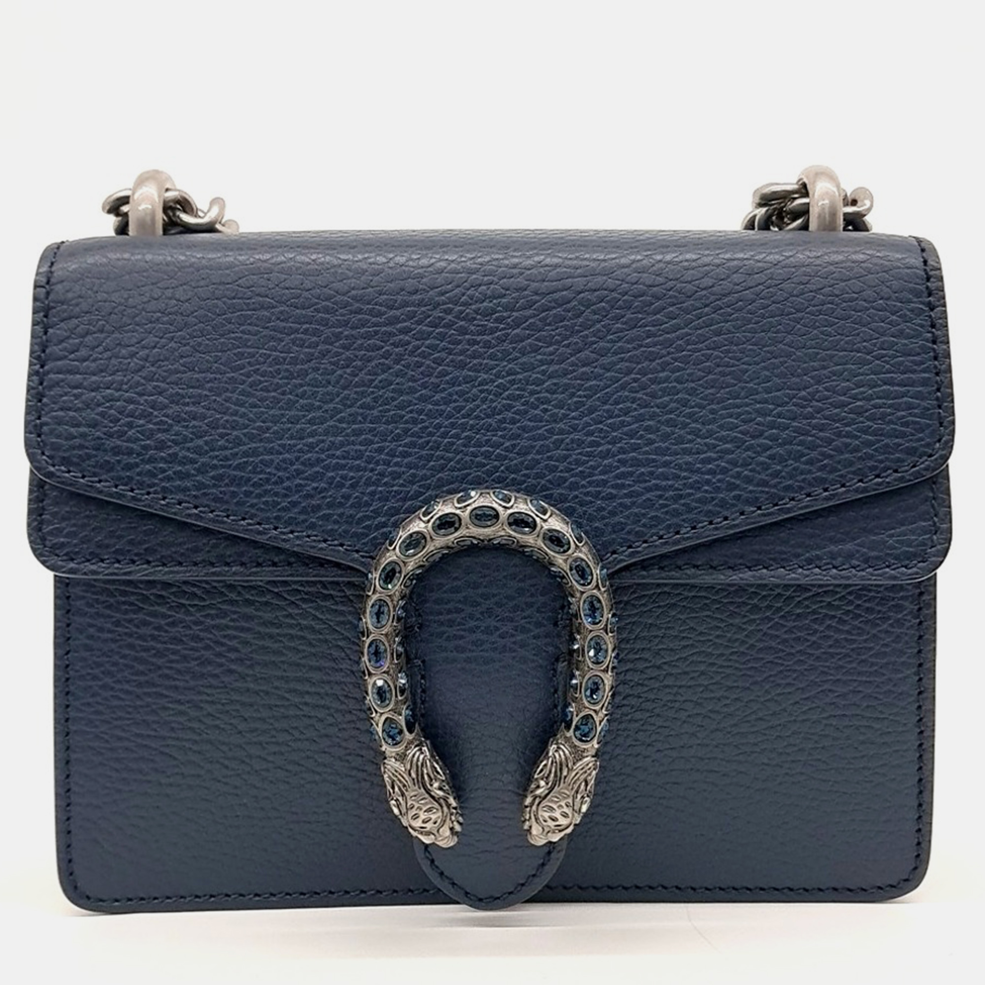 

Gucci Navy Blue Leather Dionysus Crossbody bag