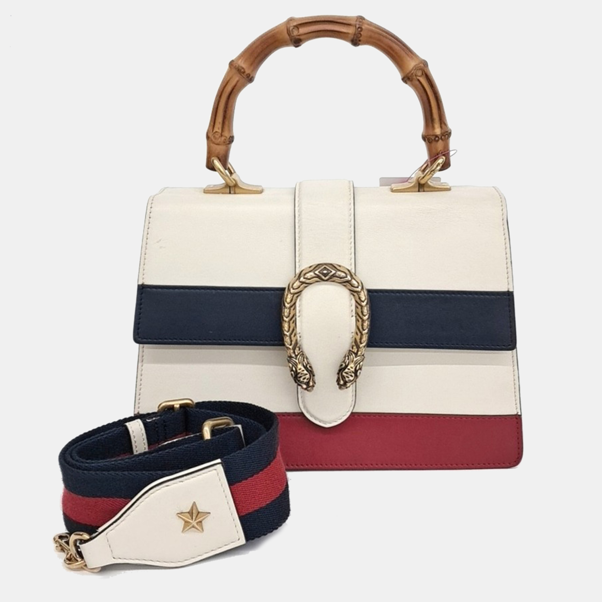 

Gucci Beige Bamboo and Leather Dionysus Bamboo Tote Bag