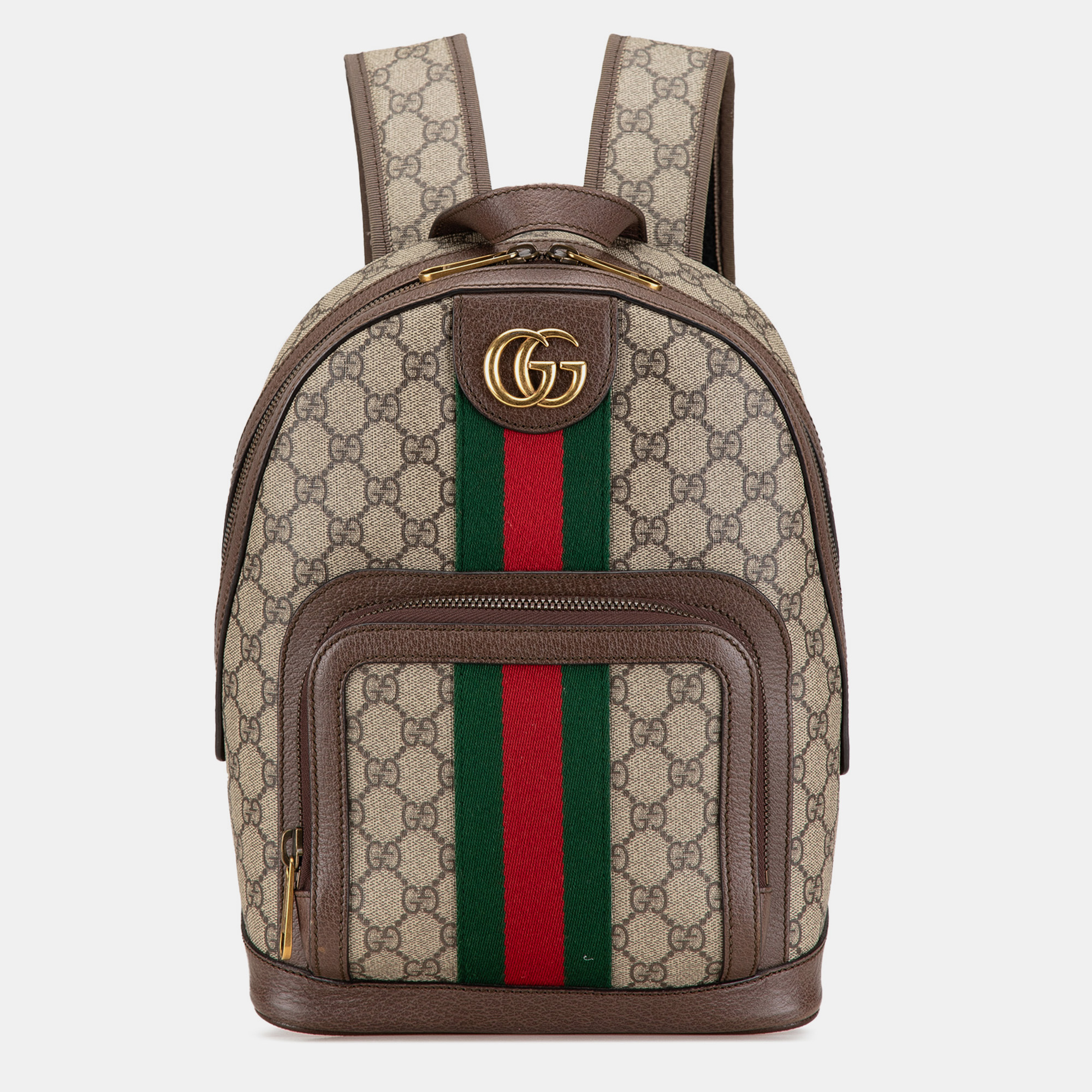 

Gucci Small GG Supreme Ophidia Backpack, Beige