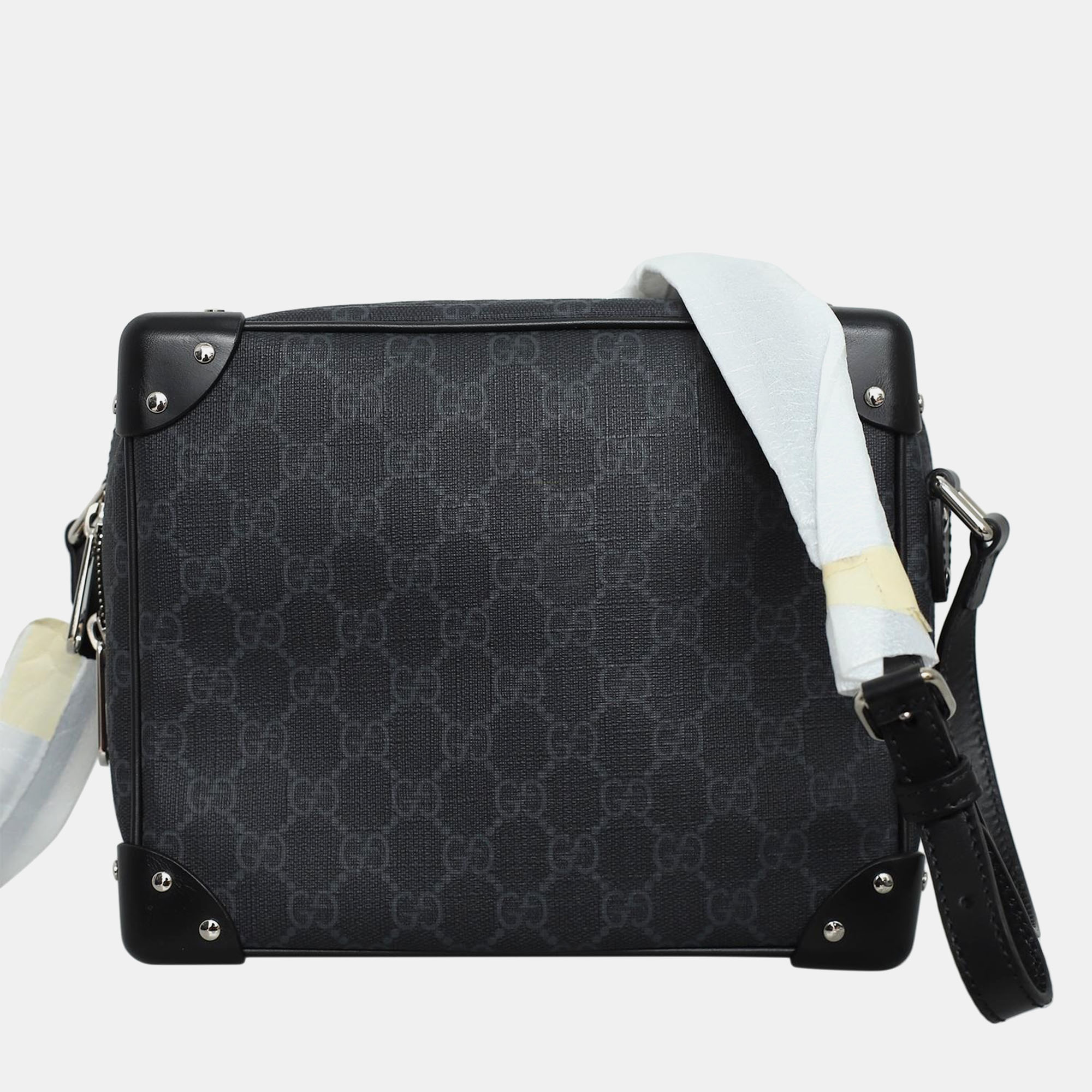 

Gucci GG Supreme Soft Trunk Messenger Bag, Black