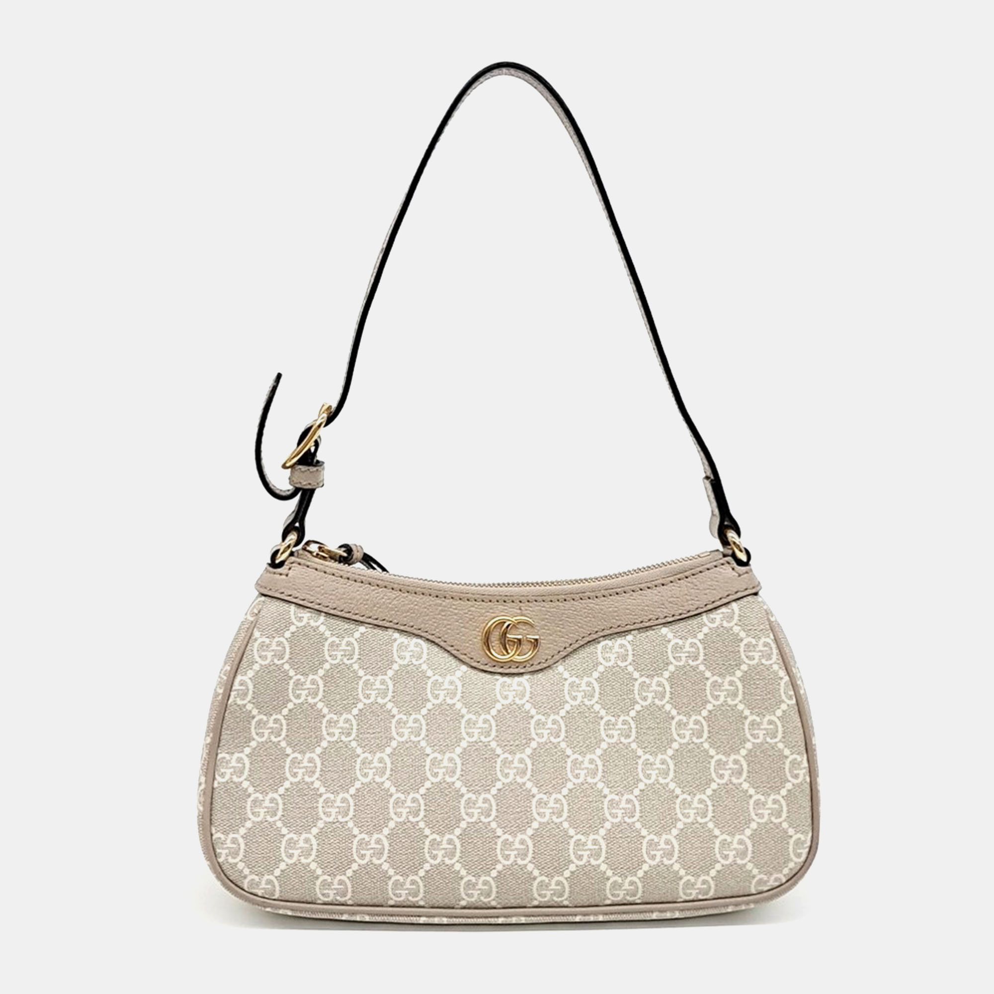 

Gucci Beige PVC Ophidia small shoulder bag