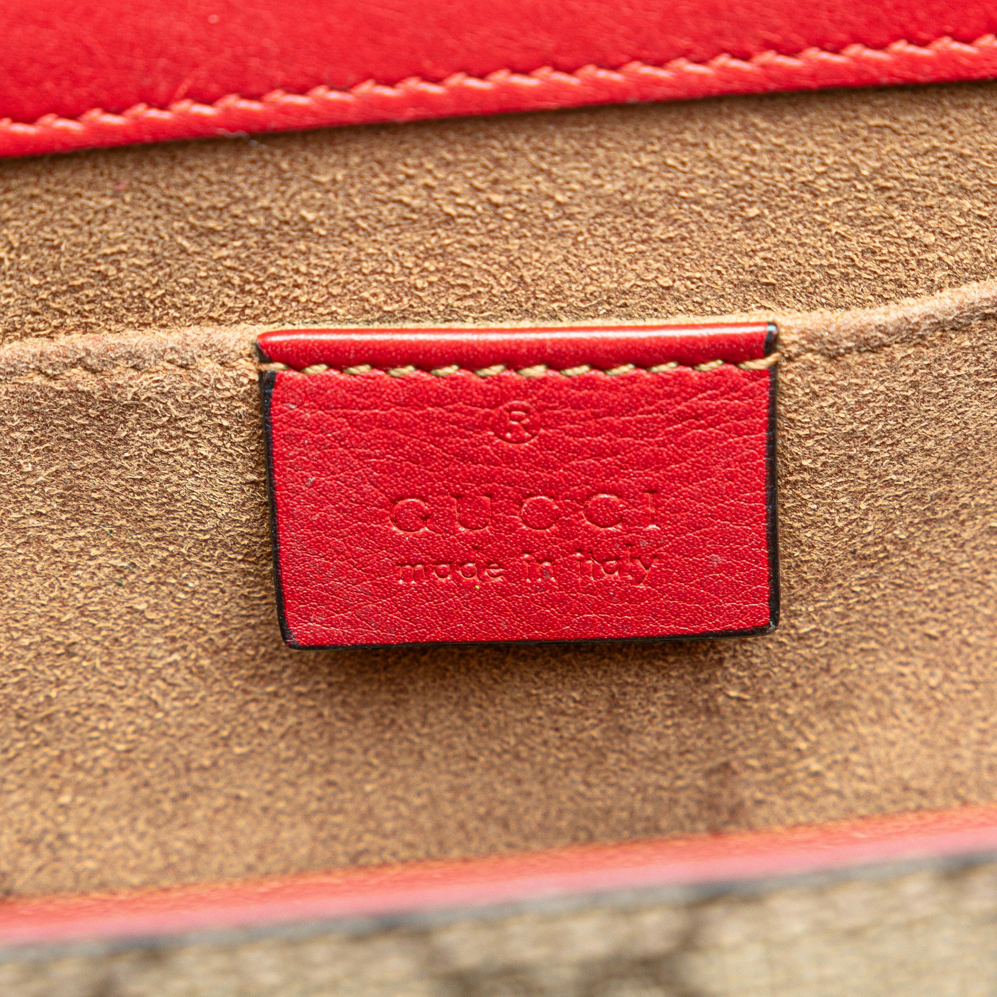 Gucci Multicolor Small GG Supreme Padlock Crossbody 