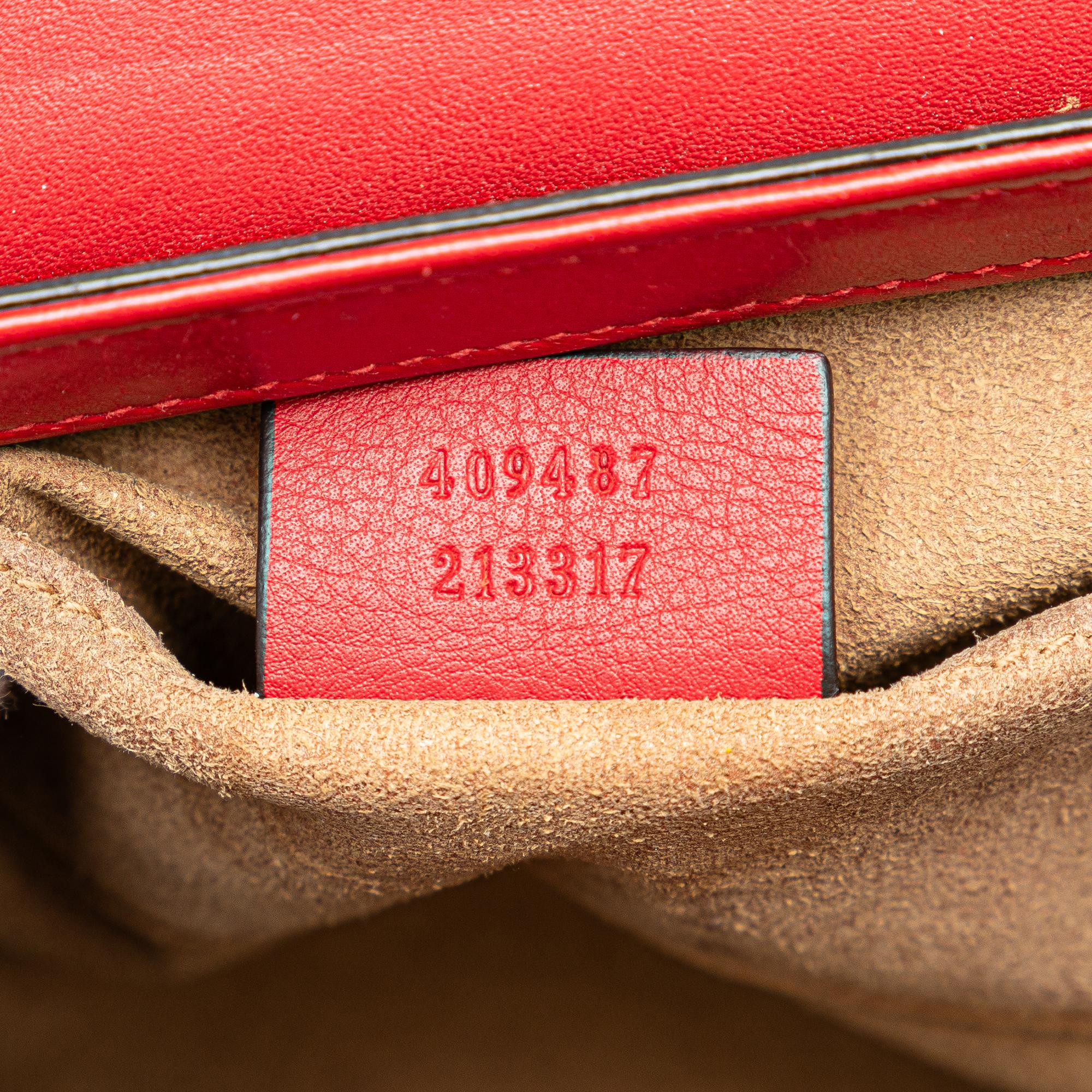 Gucci Multicolor Small GG Supreme Padlock Crossbody 