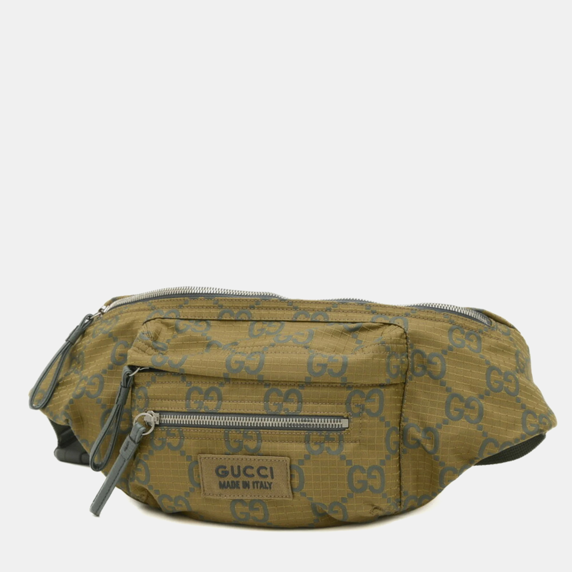 

Gucci Mustard Nylon GG Ripstop Body Bag, Yellow