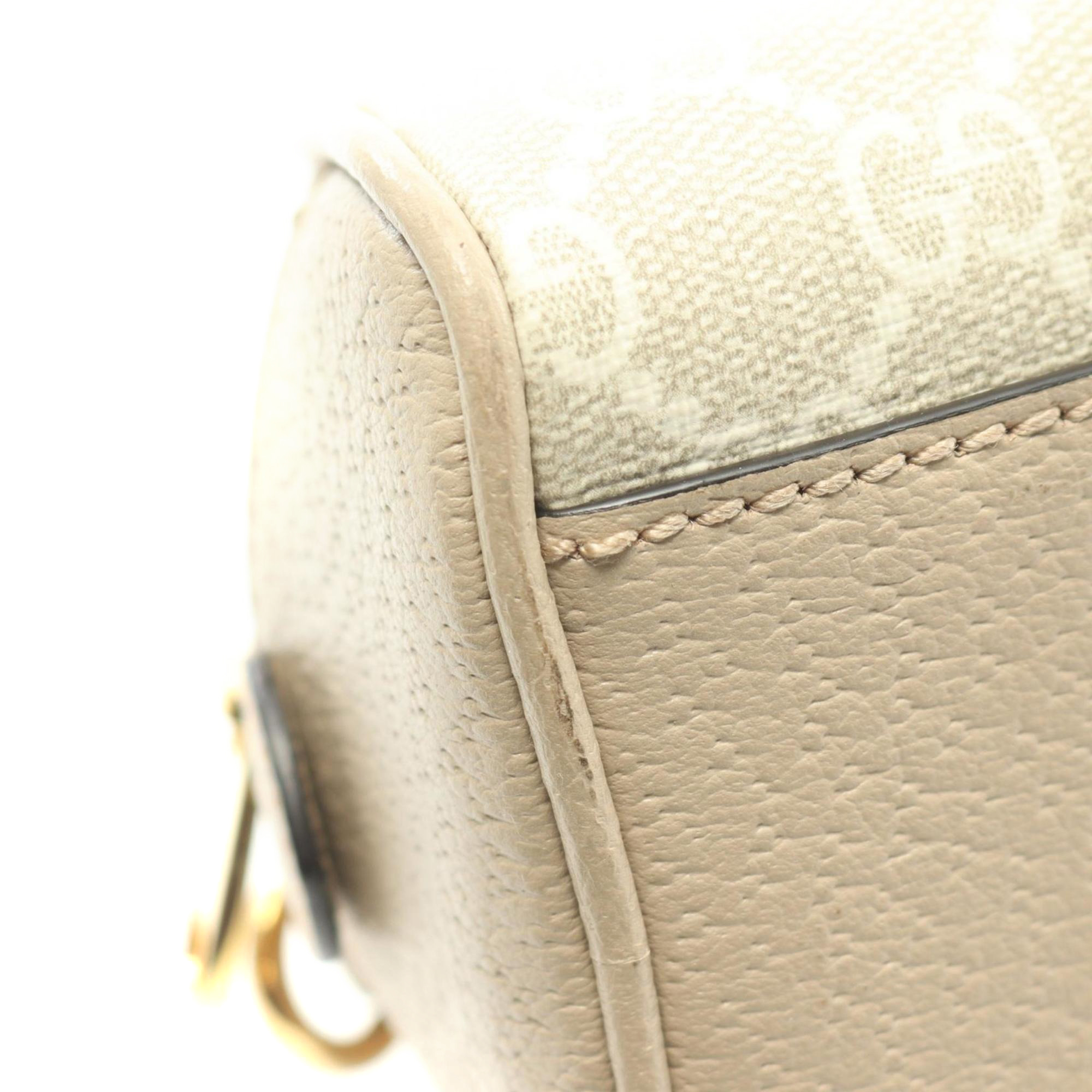 Gucci Beige Multicolor Coated Canvas Leather Ophidia GG Supreme Handbag 