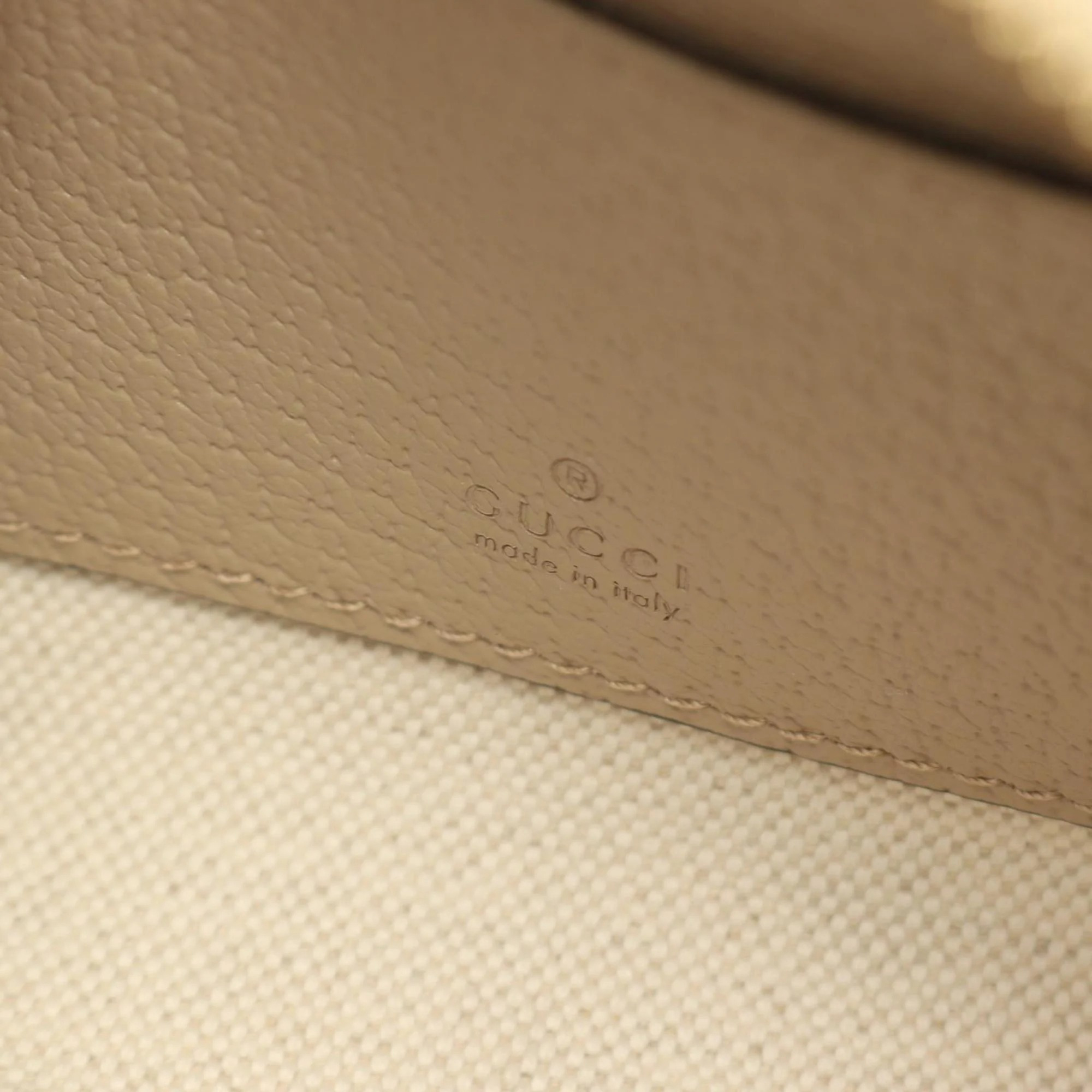 Gucci Beige Multicolor Coated Canvas Leather Ophidia GG Supreme Handbag 