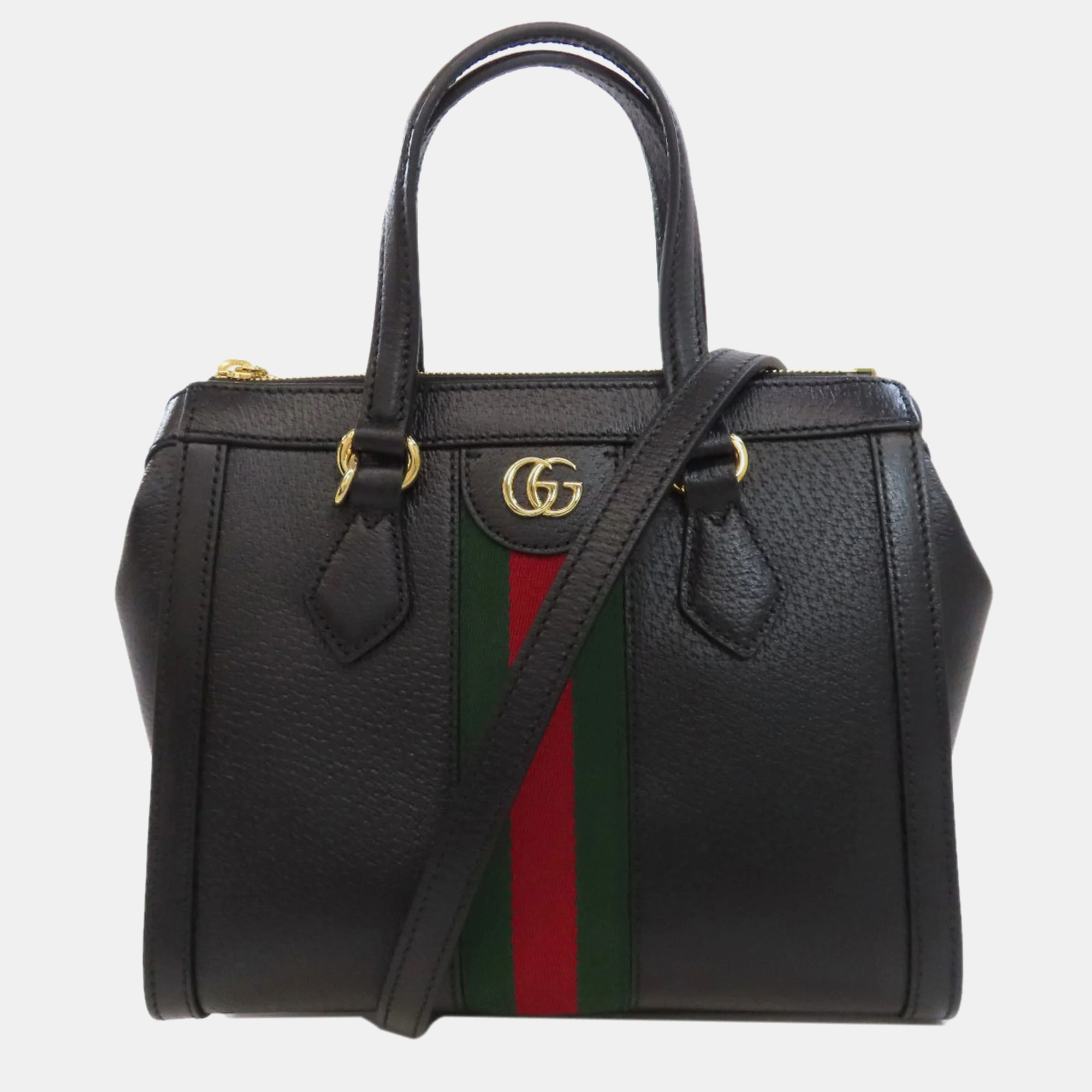 

Gucci Black Calf Leather Ophidia Handbag