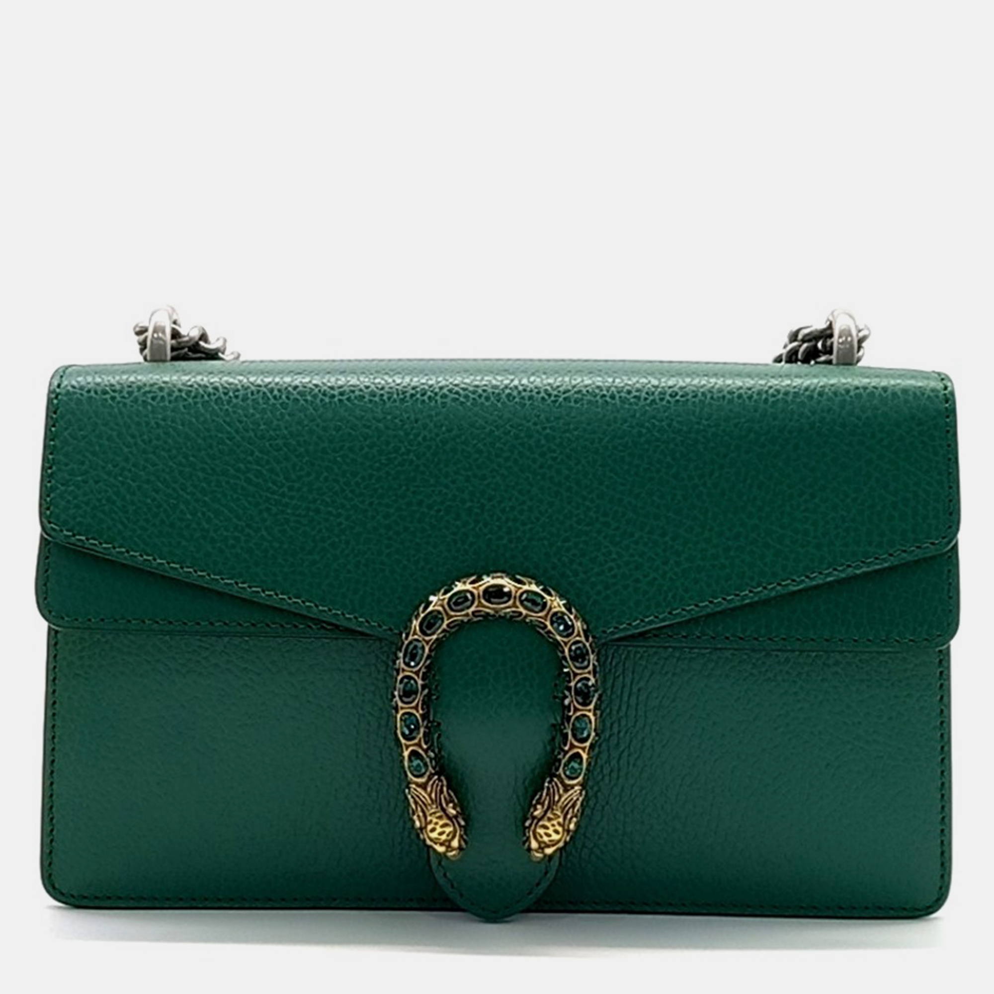 

Gucci Green Leather Dionysus Chain Shoulder Bag