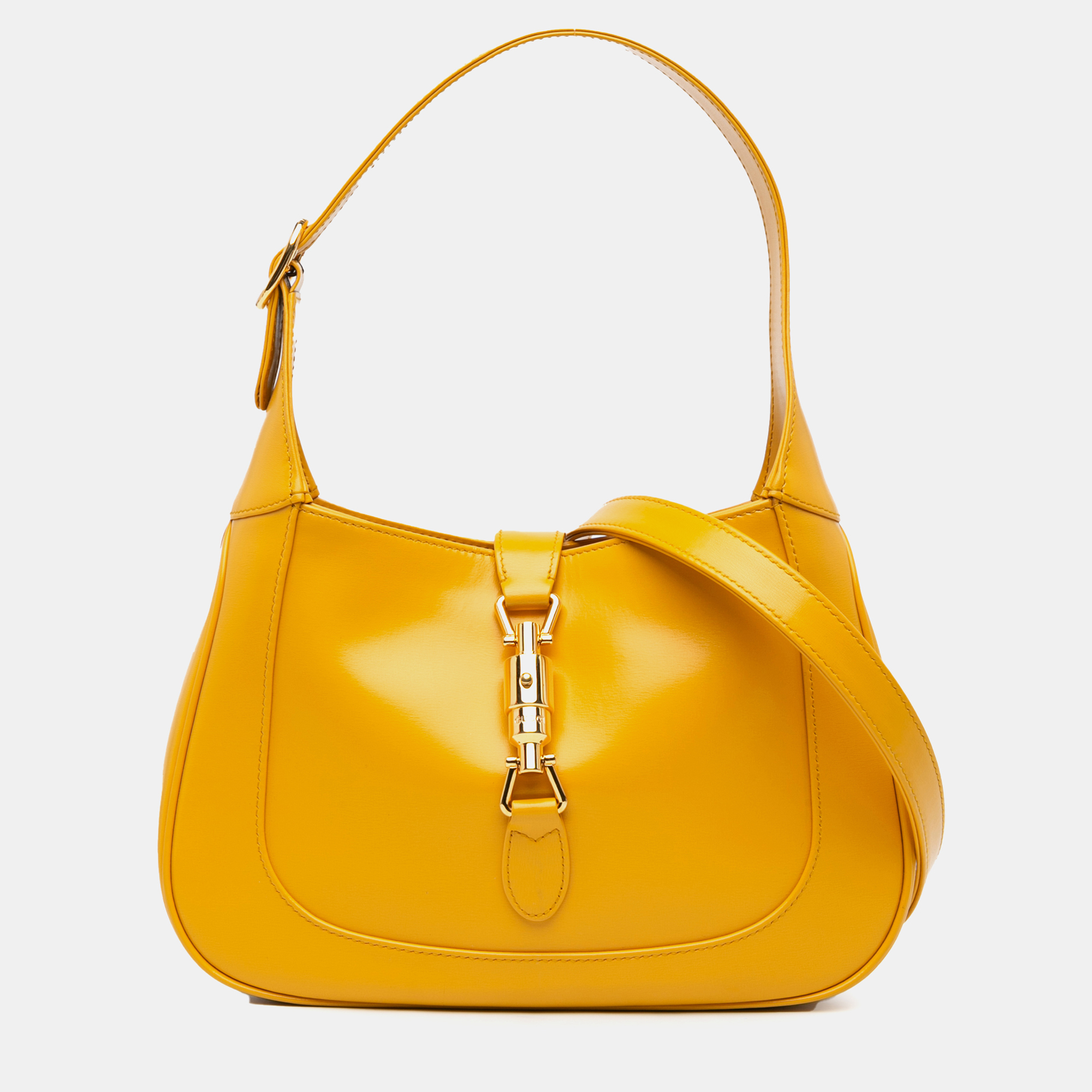 

Gucci Yellow Small Leather Jackie 1961 Crossbody