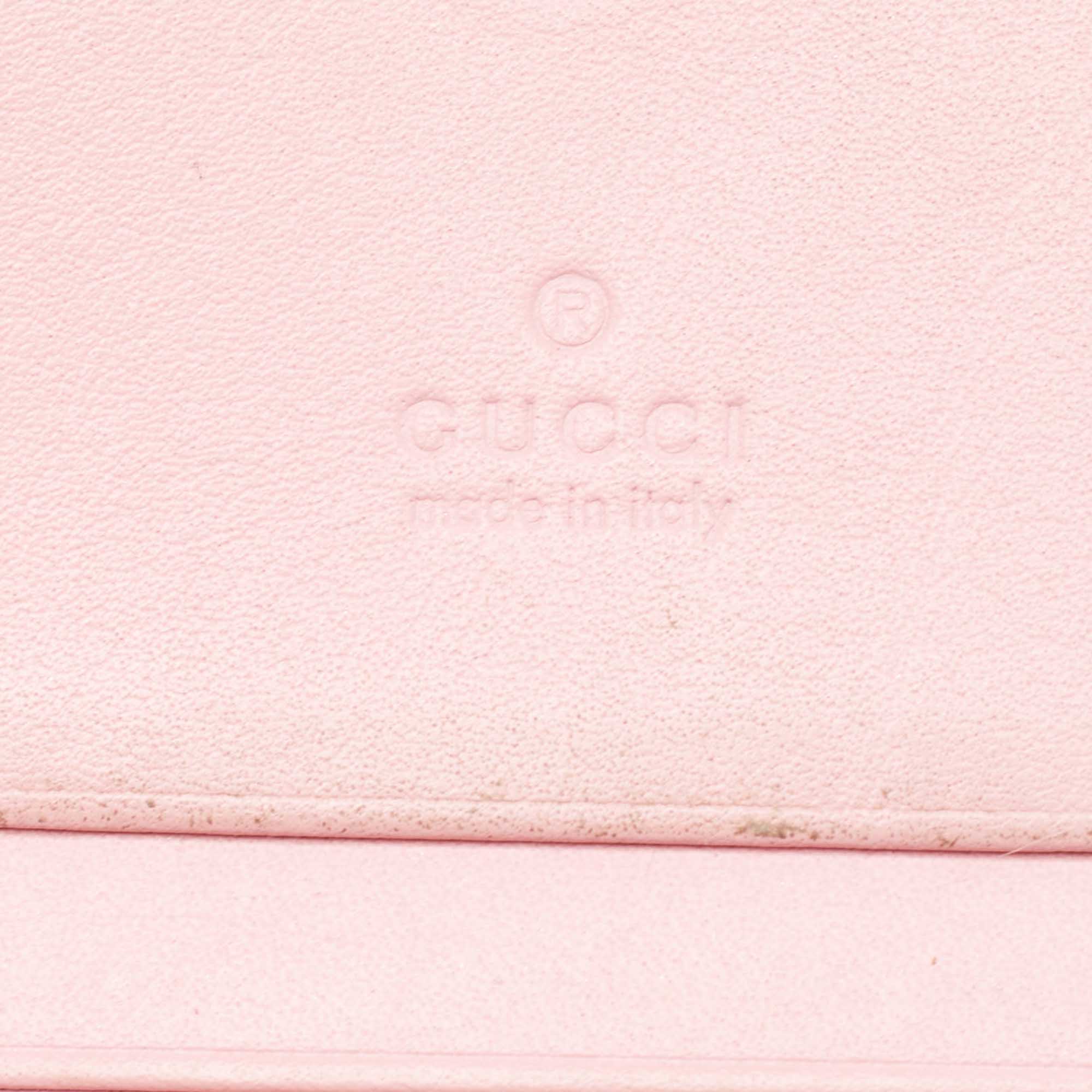 Gucci Multicolor Leather Stripe Queen Margaret Card Case 