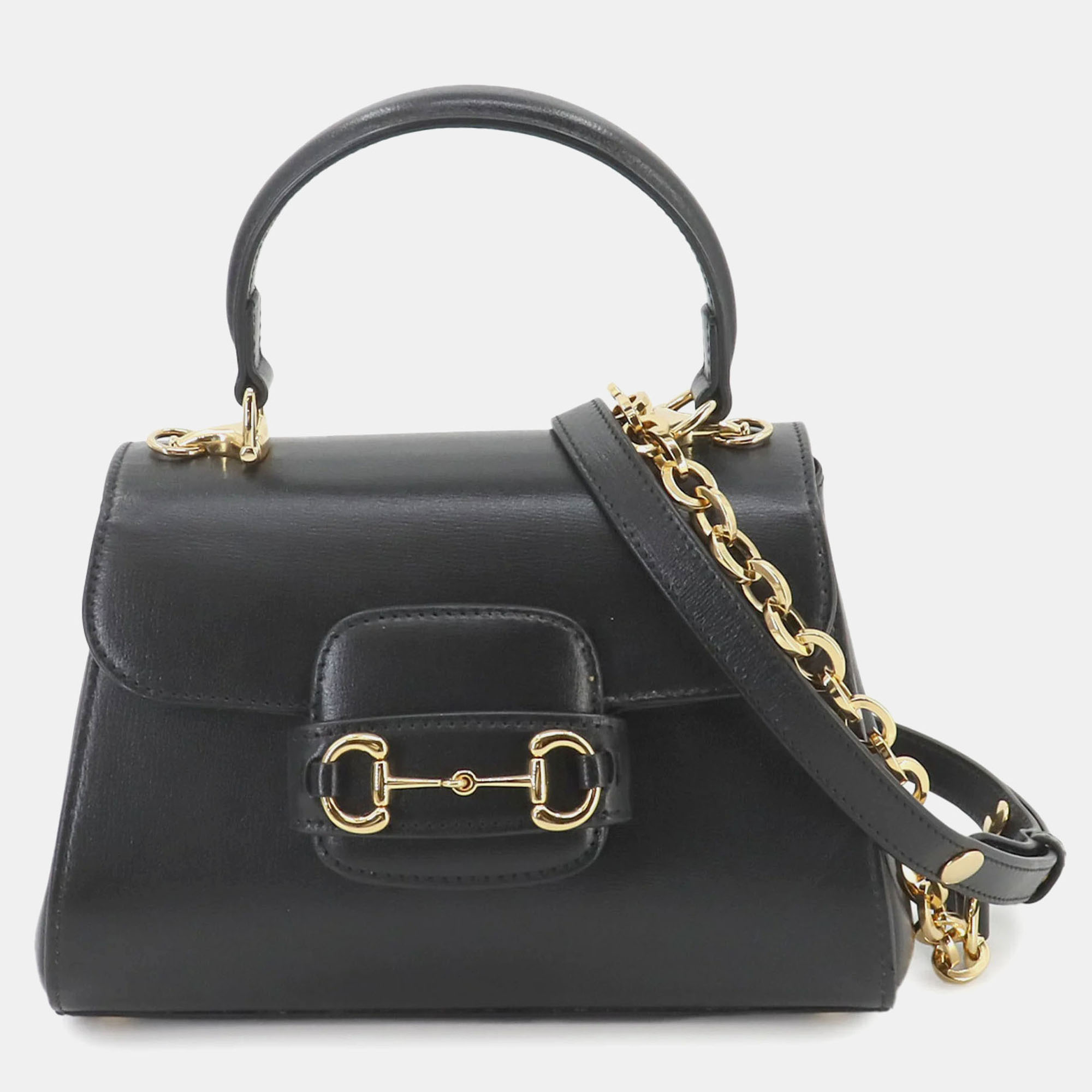 

Gucci Black Leather Horsebit 1955 Shoulder Bag