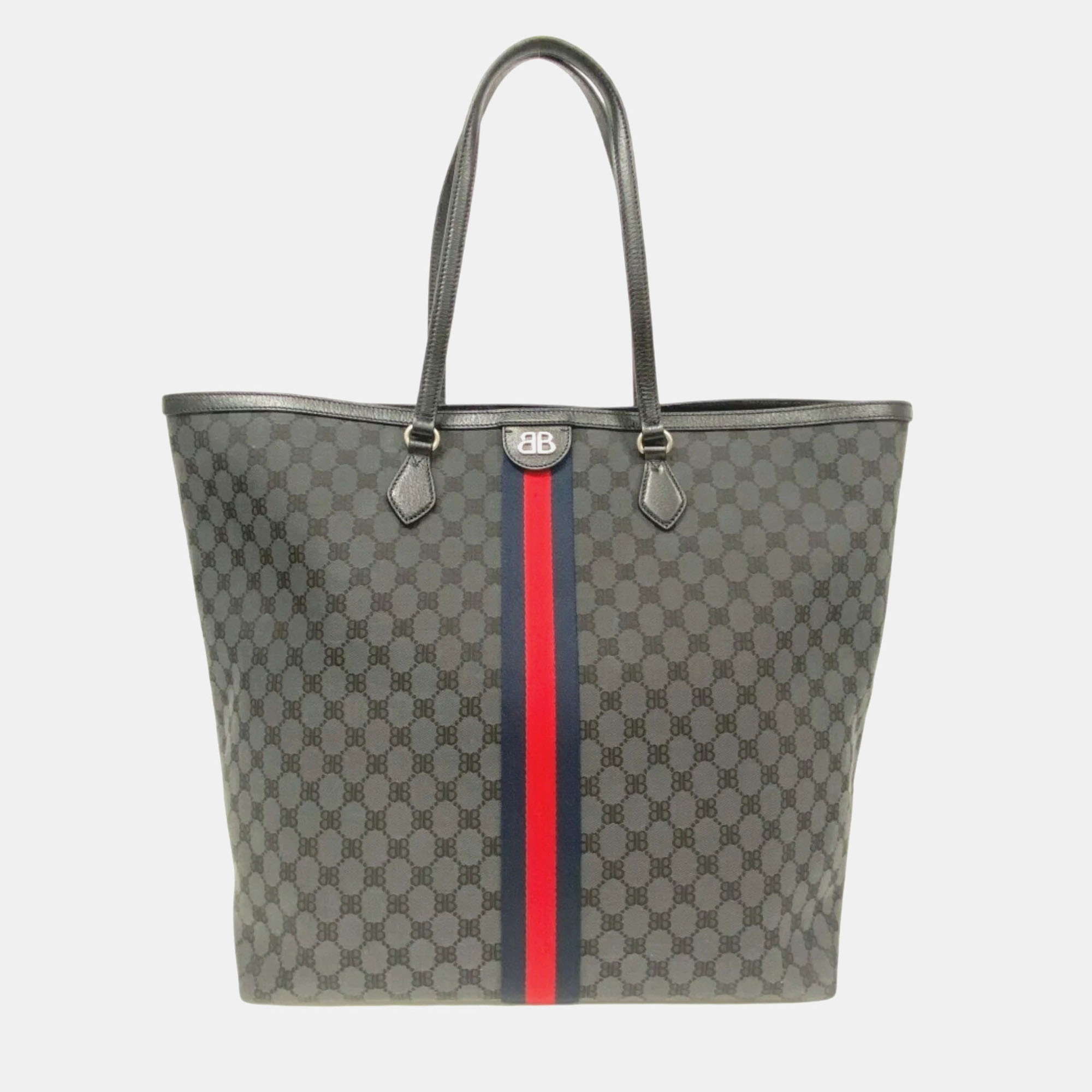 

Gucci 680127 The Hacker Project Balenciaga Tote Bag Black