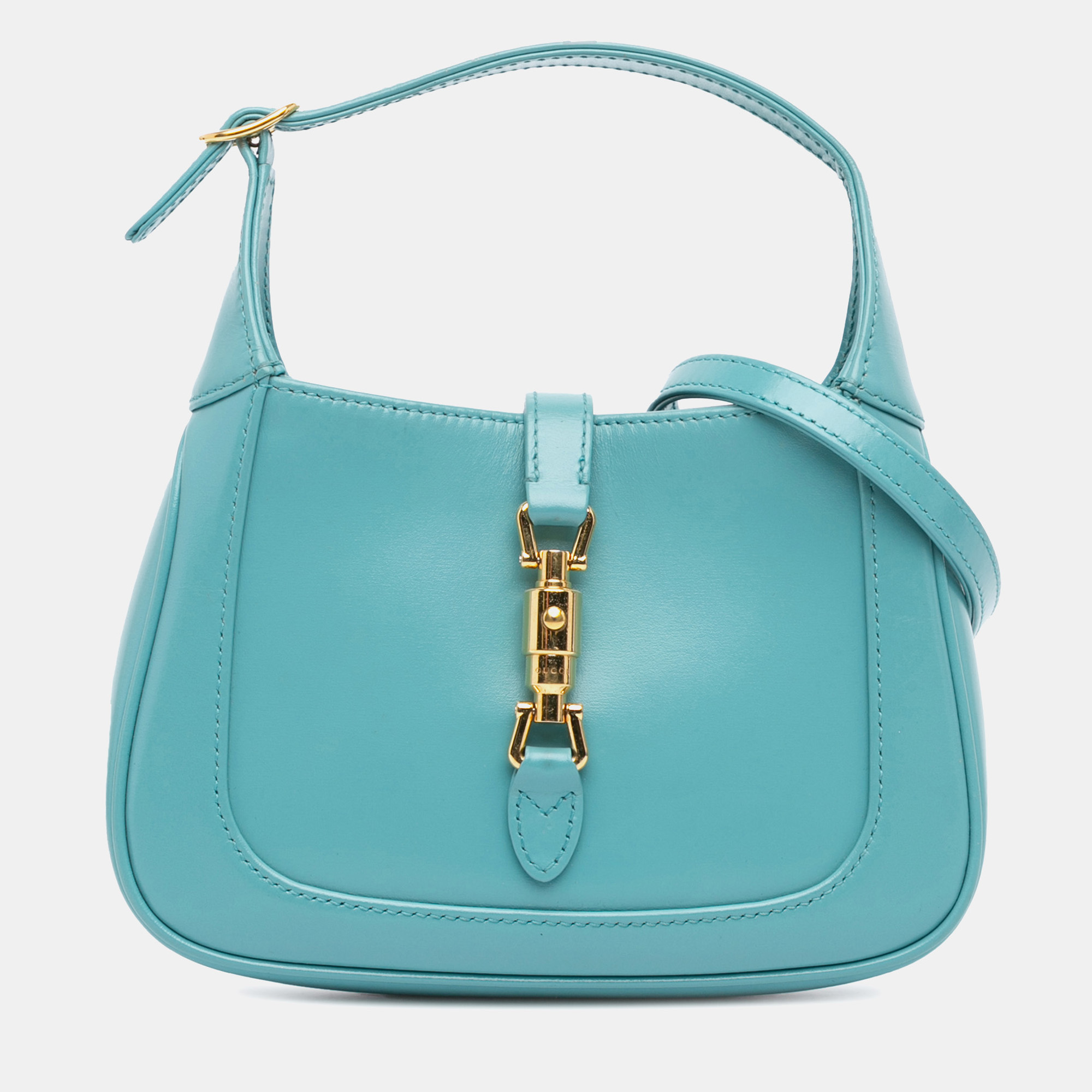 

Gucci Blue Mini Jackie 1961 Leather Satchel