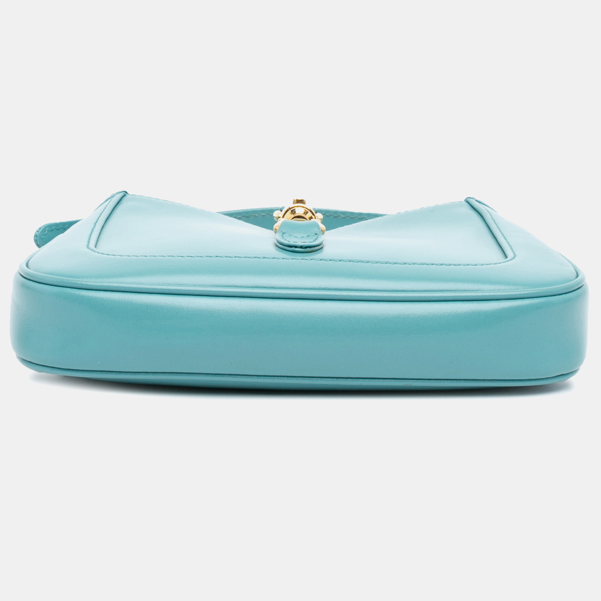 Gucci Blue Mini Jackie 1961 Leather Satchel 