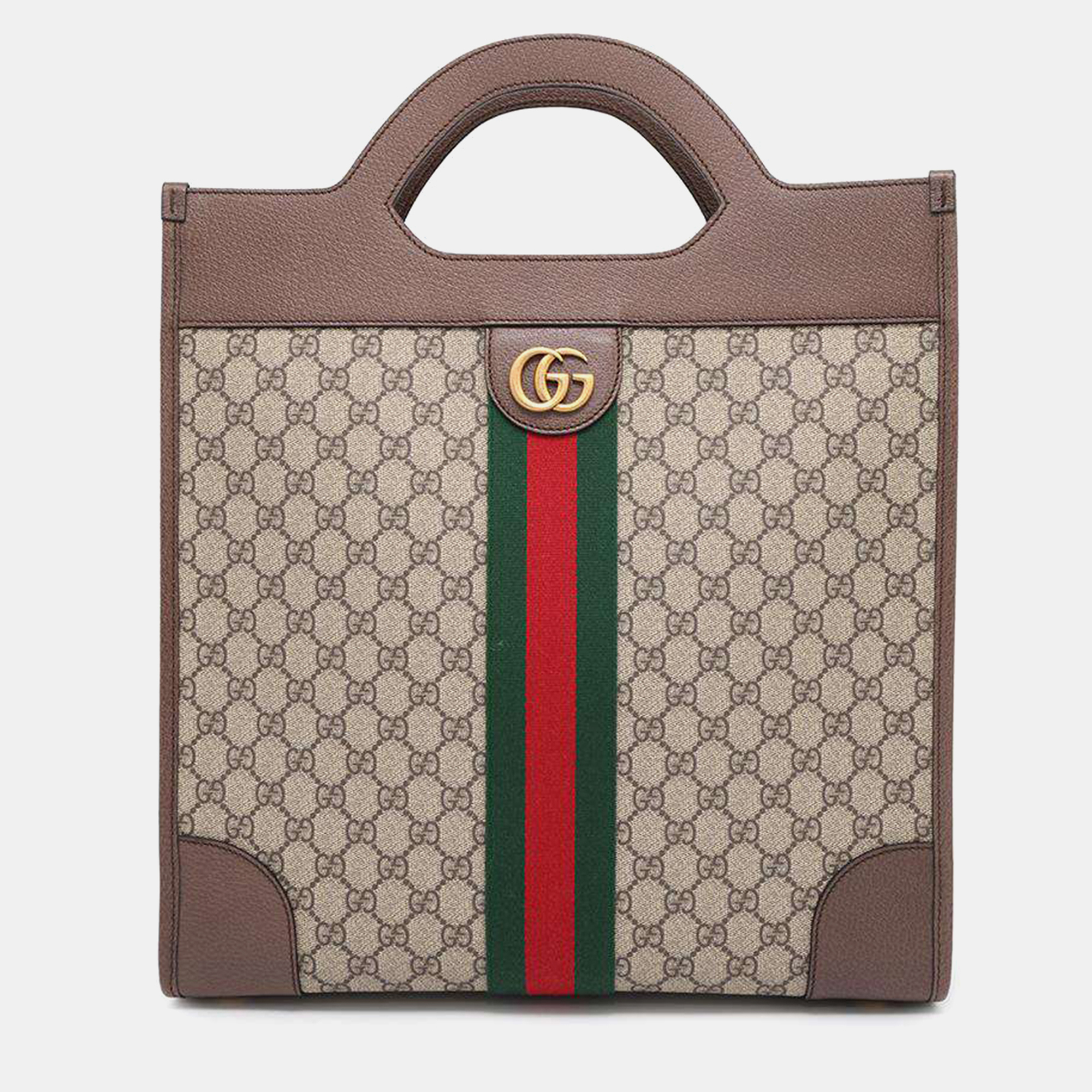 

Gucci Ophidia Gg medium Tote Bag Brown/Beige Gg Supreme canvas Leather