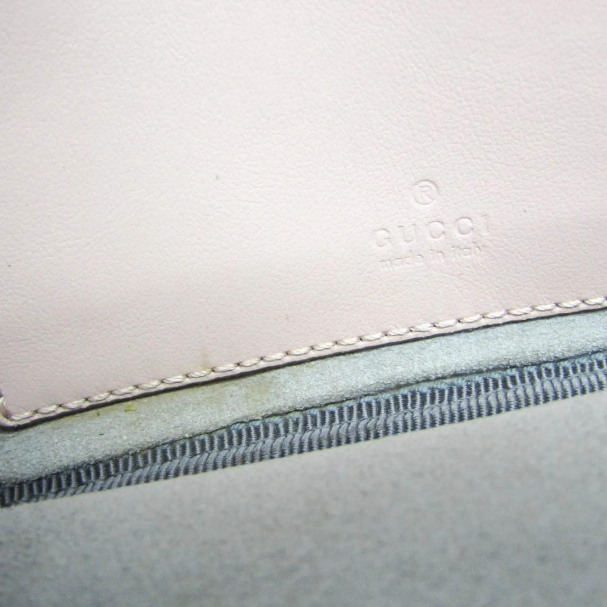 Gucci Light Pink GG Marmont Leather Shoulder Bag 