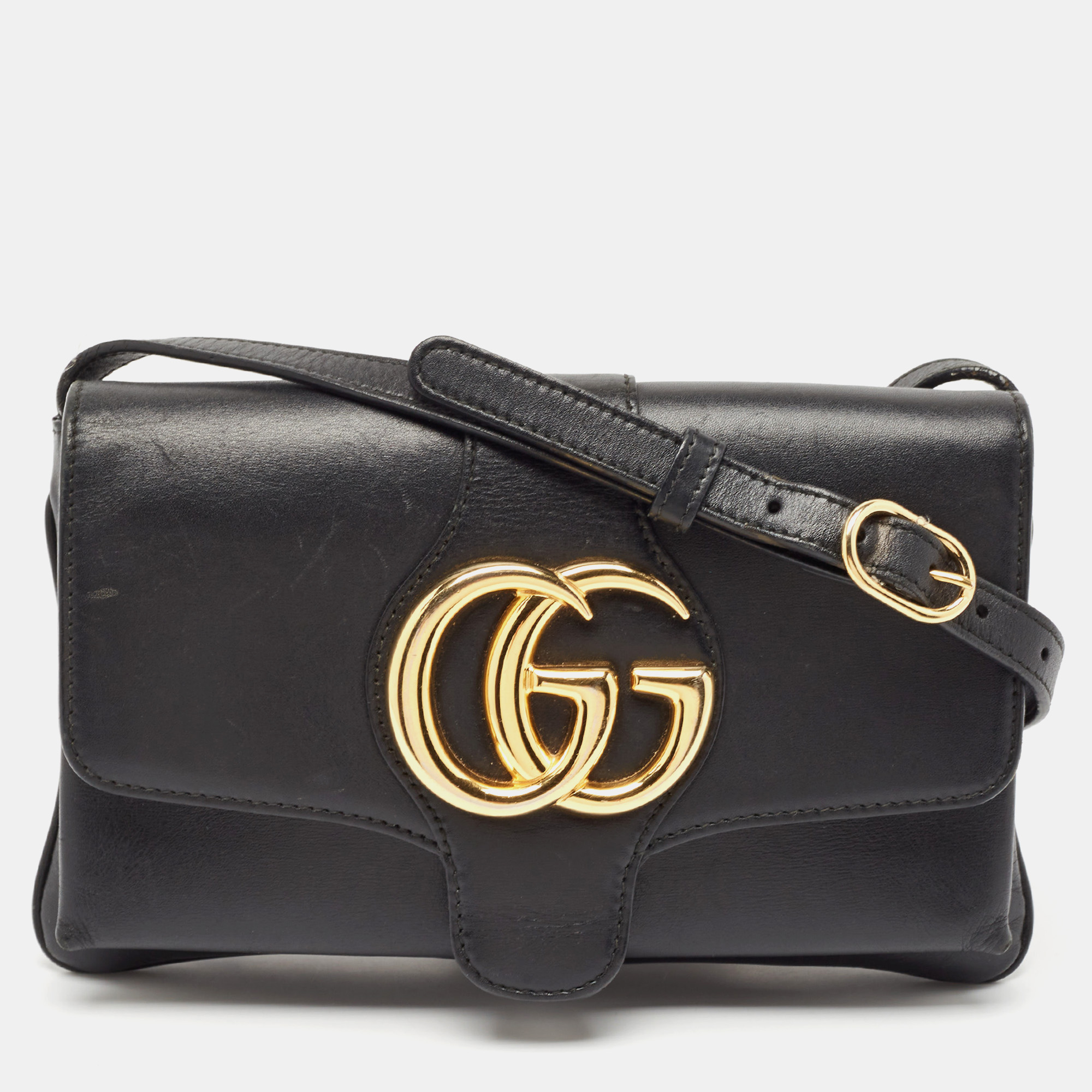 

Gucci Black Leather Small Arli Crossbody Bag