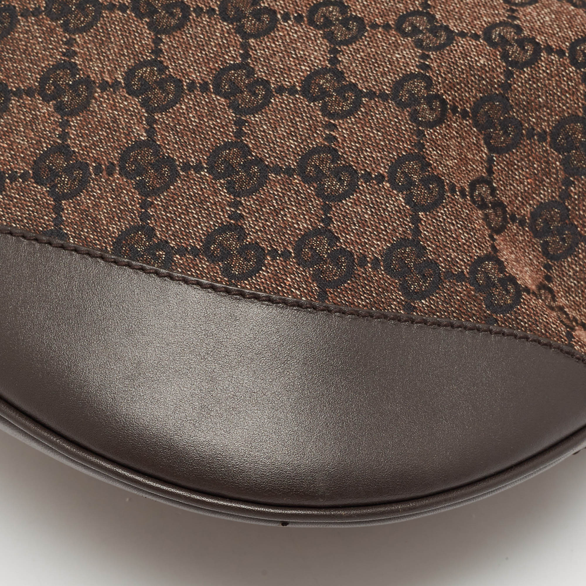 Gucci Brown GG Canvas Shoulder Bag 