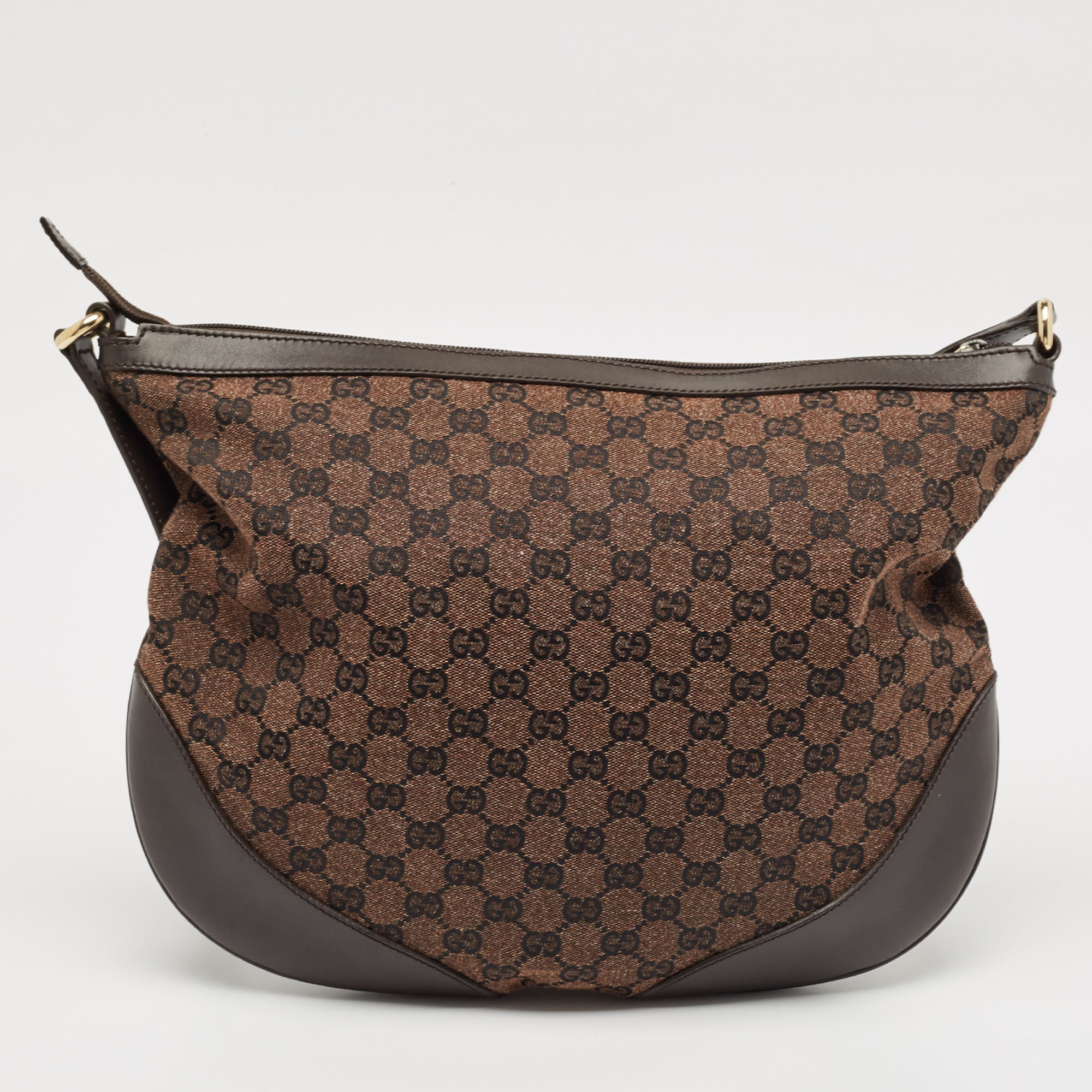 Gucci Brown GG Canvas Shoulder Bag 