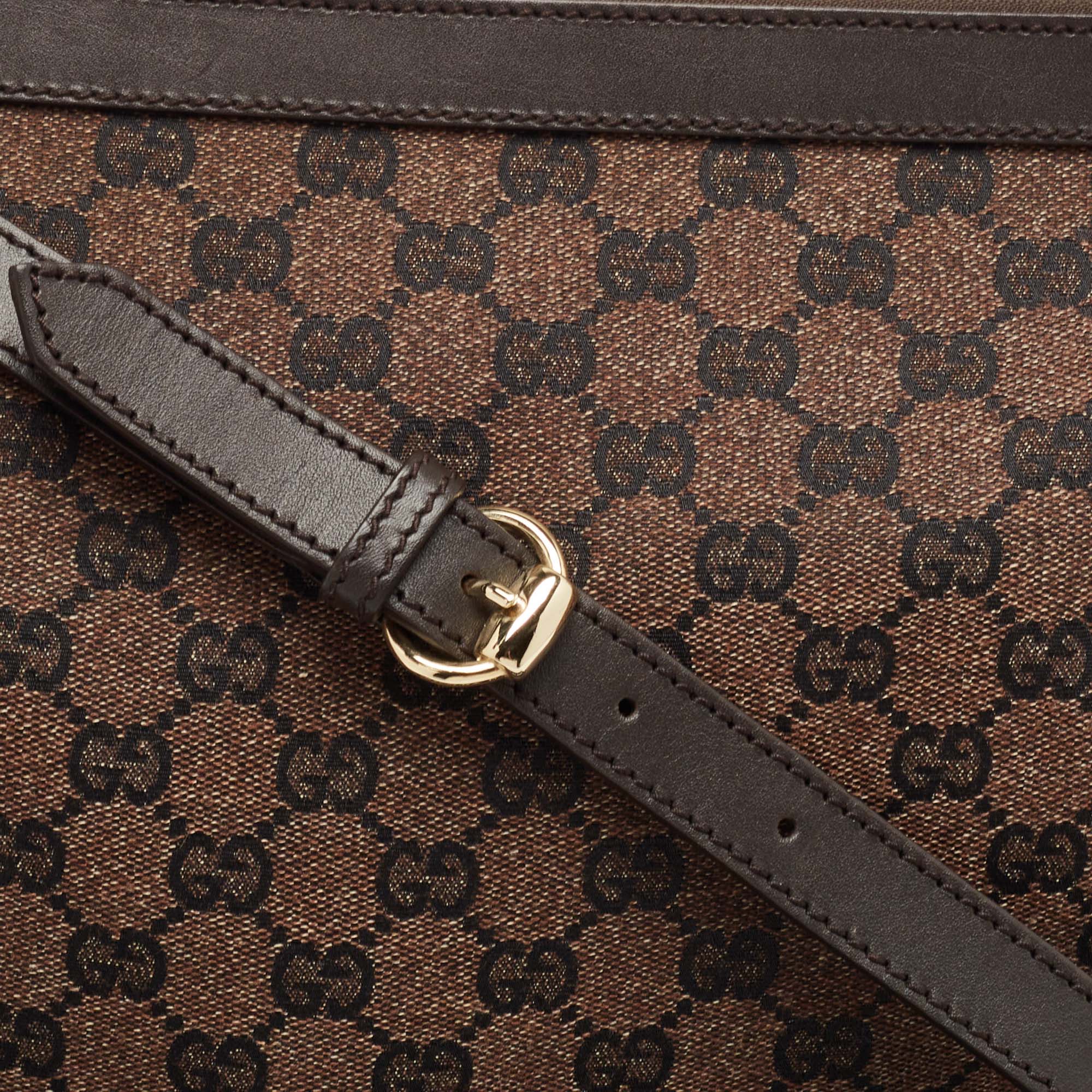 Gucci Brown GG Canvas Shoulder Bag 