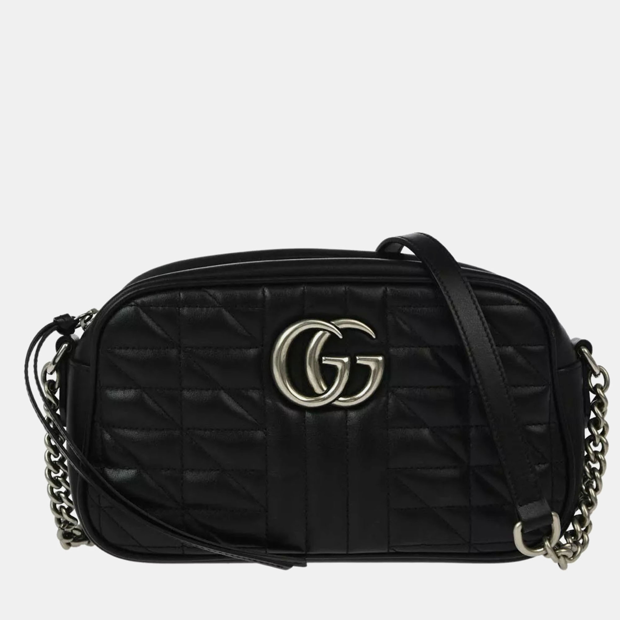 

Gucci Black Leather Marmont Shoulder Bag