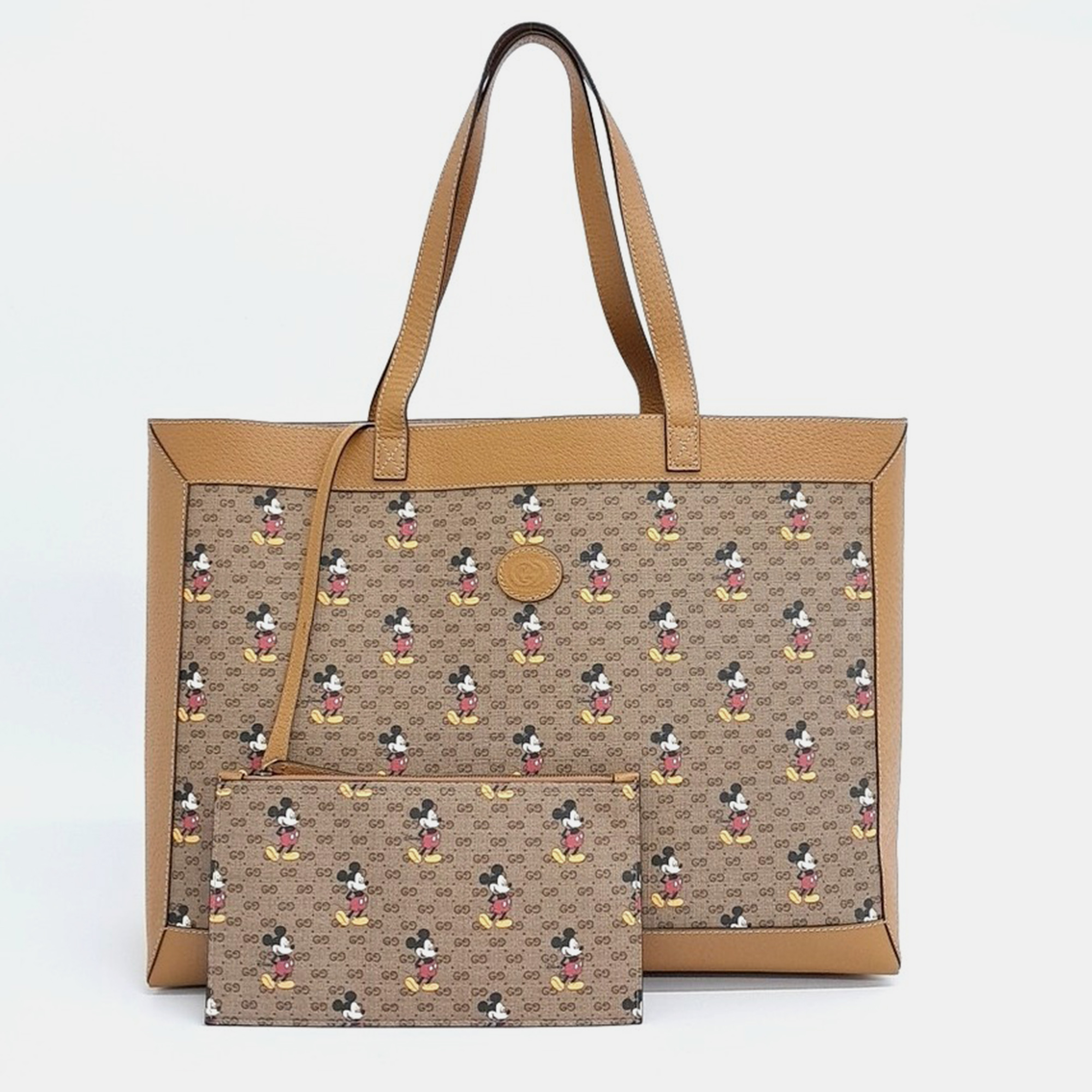 

Gucci Beige Multicolor PVC x Disney GG Supreme Tote Bag