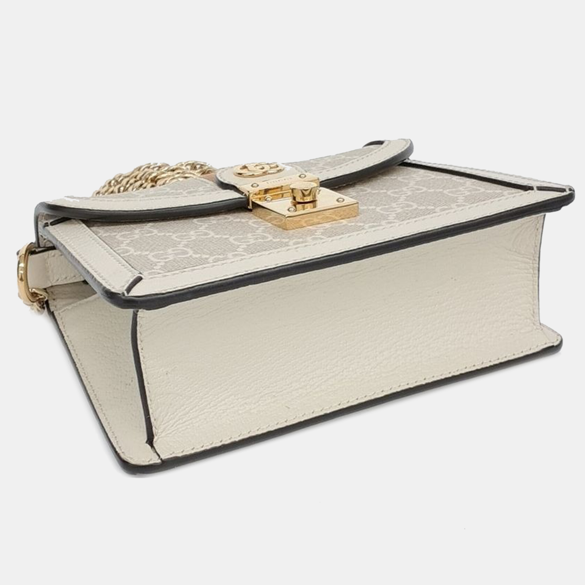 Gucci Multicolor White Leather Ophidia GG mini shoulder bag 