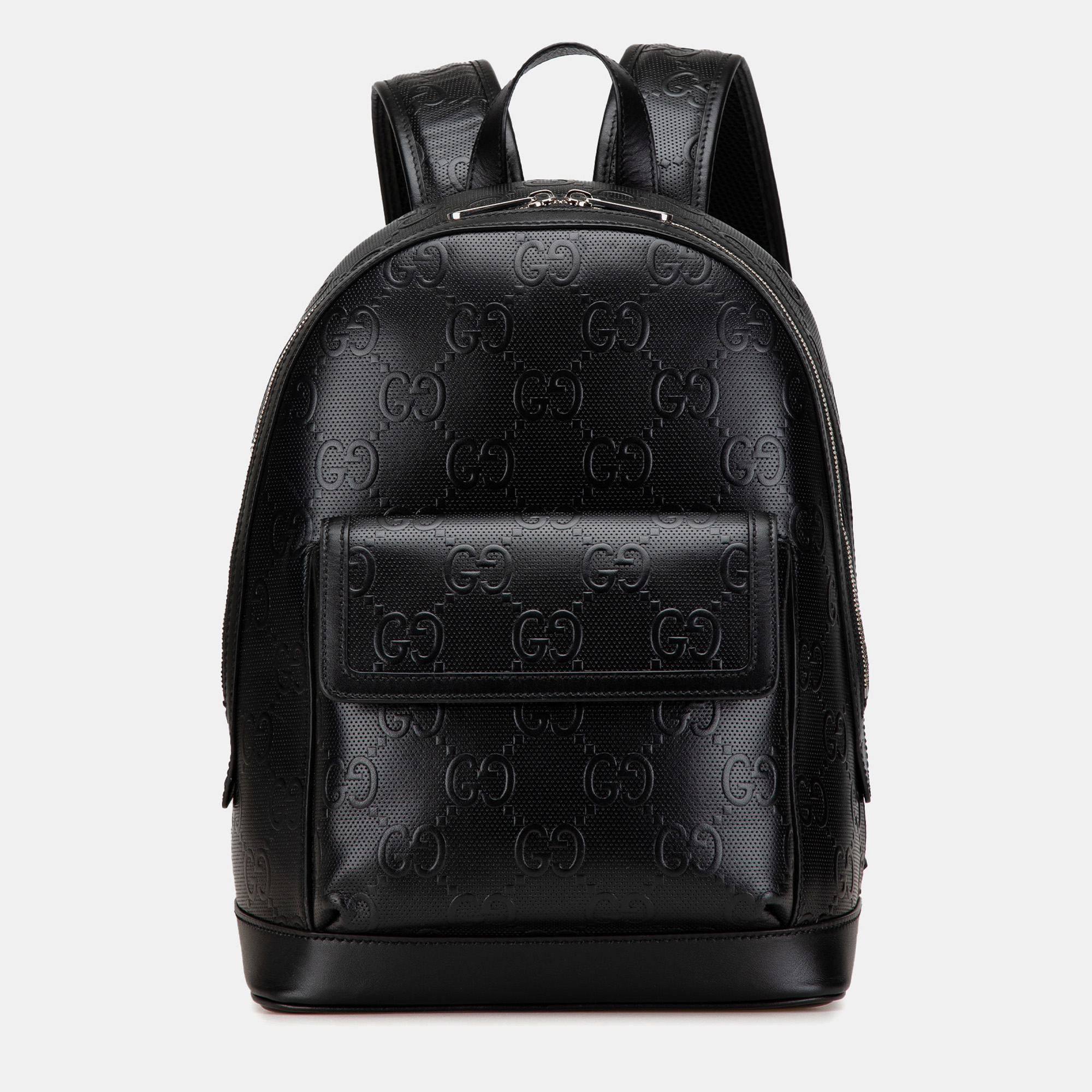 

Gucci Black GG Embossed Backpack