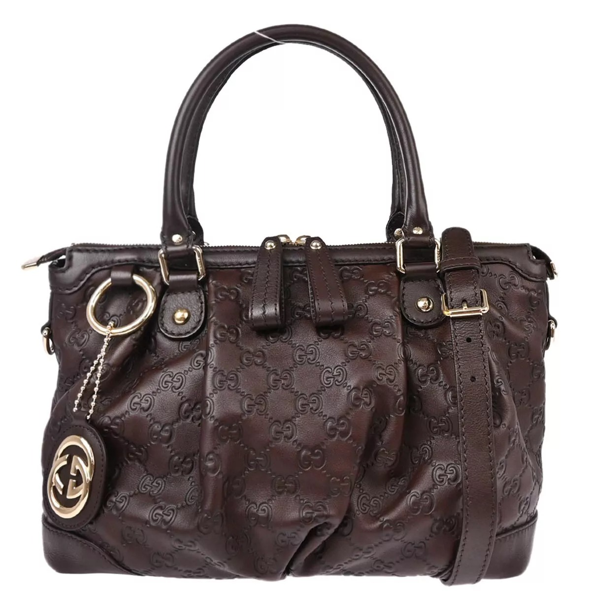 

Gucci Brown Guccissima Sukey Handbag