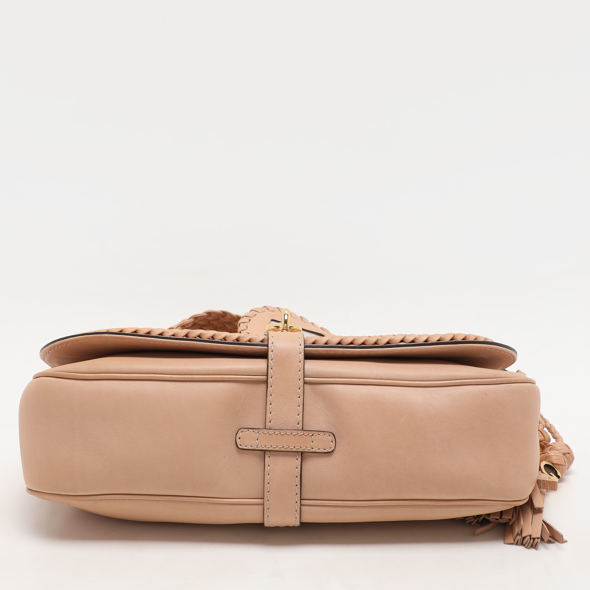 Gucci Beige Leather `Handmade` Medium Shoulder Bag 