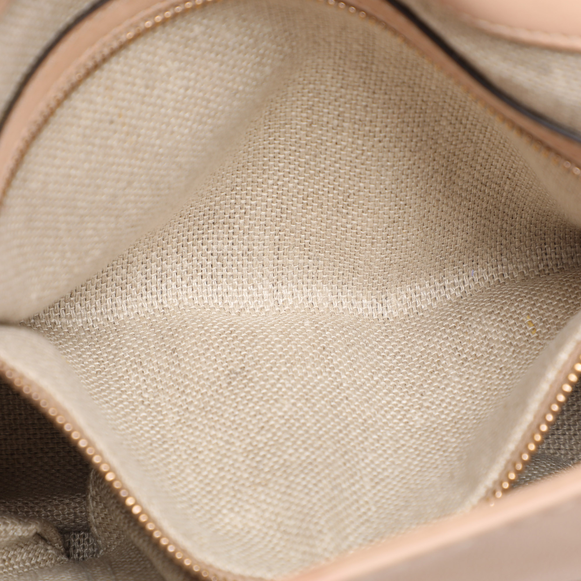 Gucci Beige Leather `Handmade` Medium Shoulder Bag 