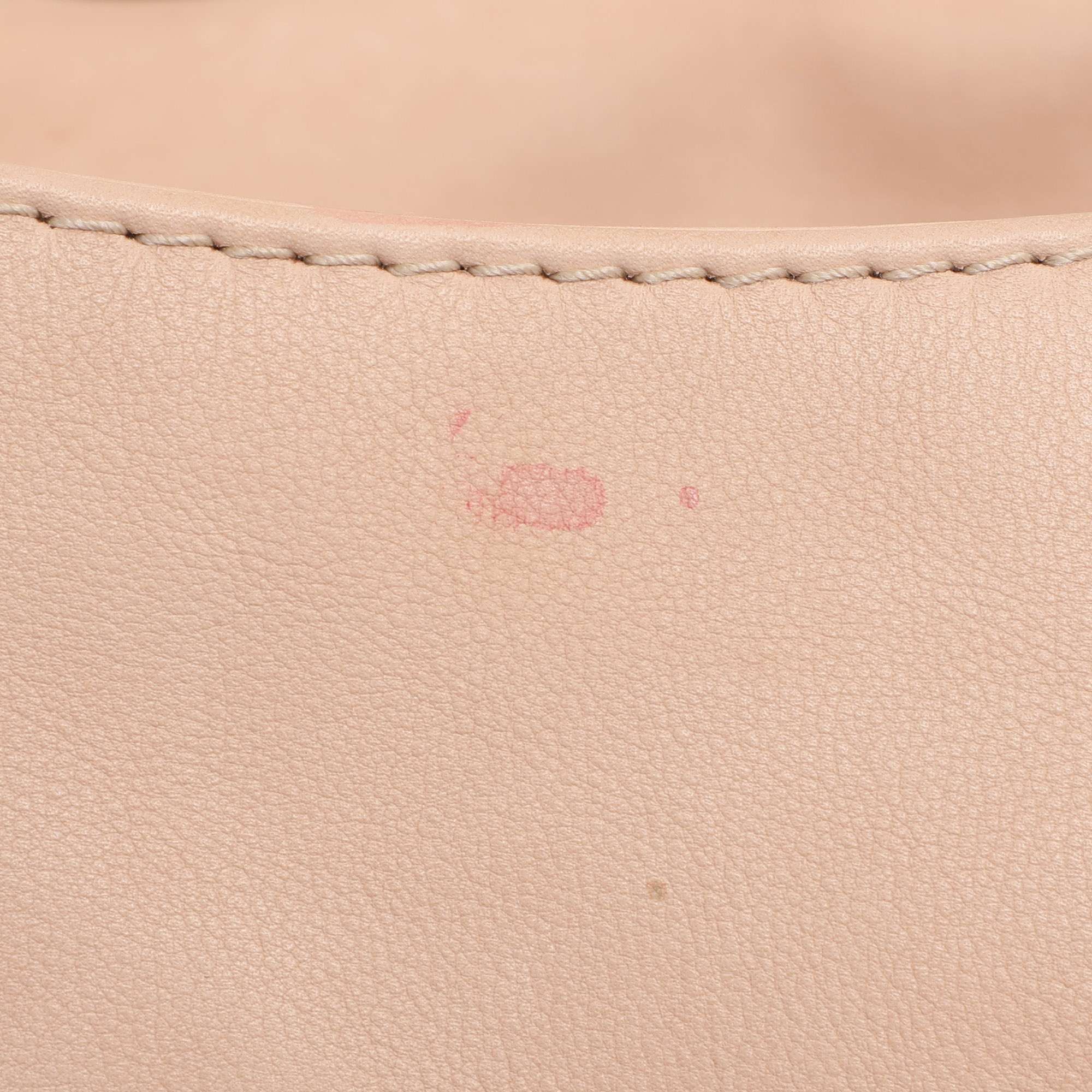 Gucci Beige Leather `Handmade` Medium Shoulder Bag 
